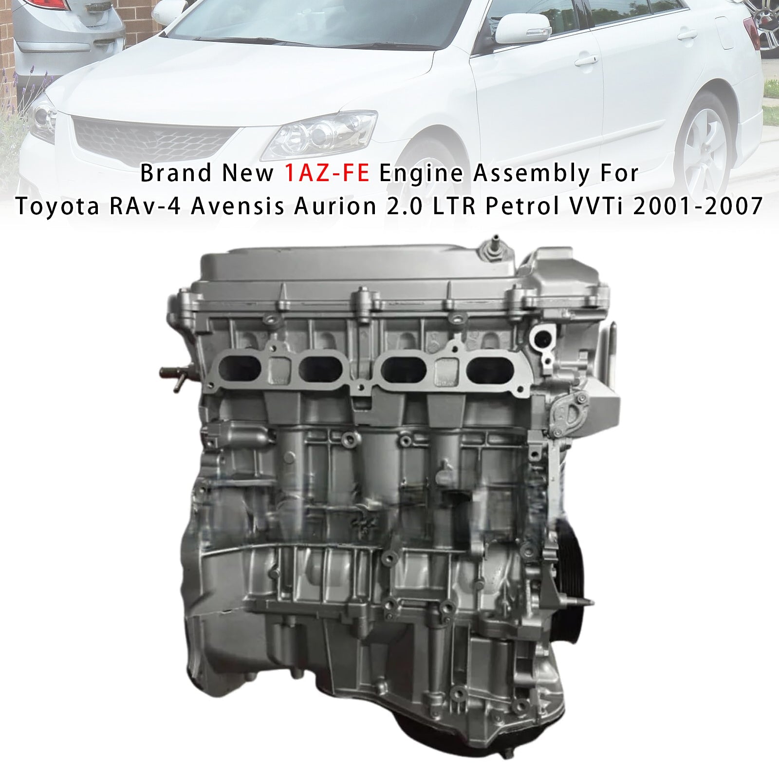 1AZ-FE Engine Assembly For Toyota RAV-4 Avensis Aurion 2.0 LTR Petrol VVTi