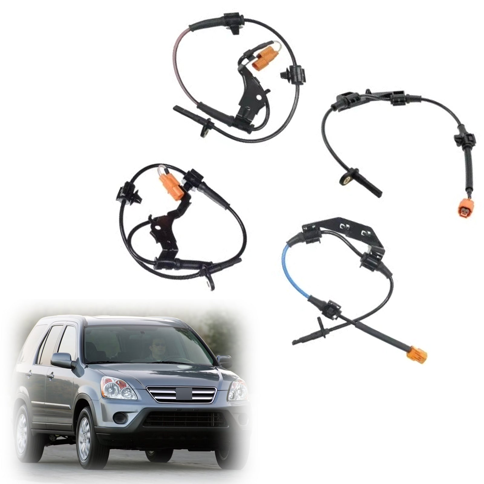 4×ABS Wheel Speed Sensor Front Rear Left Right For Honda CR-V 2002-2006