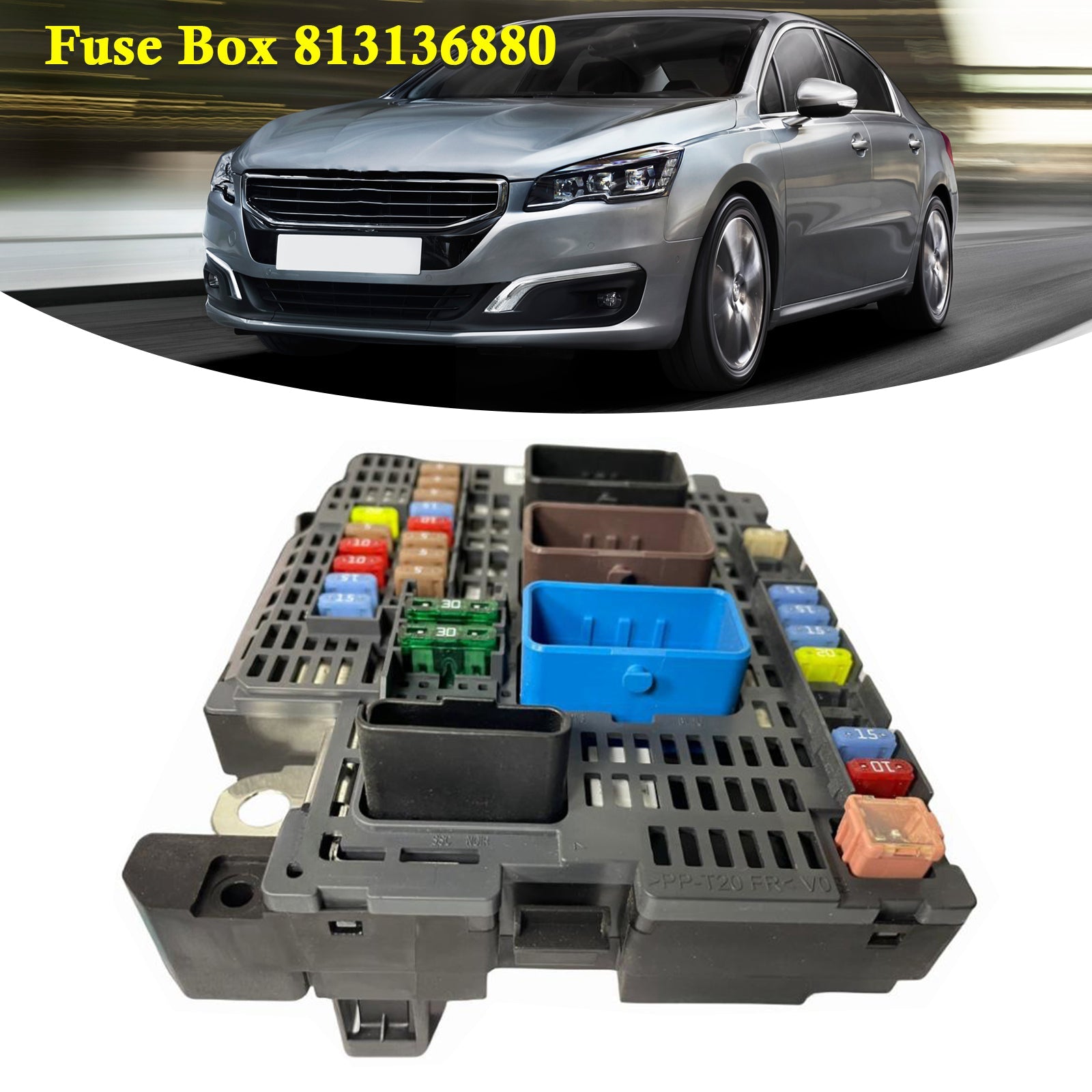 Fuse Box Module BSM 9813136880 For Peugeot 508 Citroen C4L 2012-2015