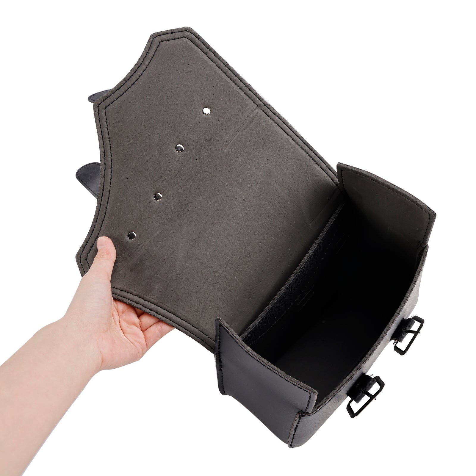 Tail Bag Side Saddlebag Tail Bag Luggage Pouch Storage Black 21L For Motorbike