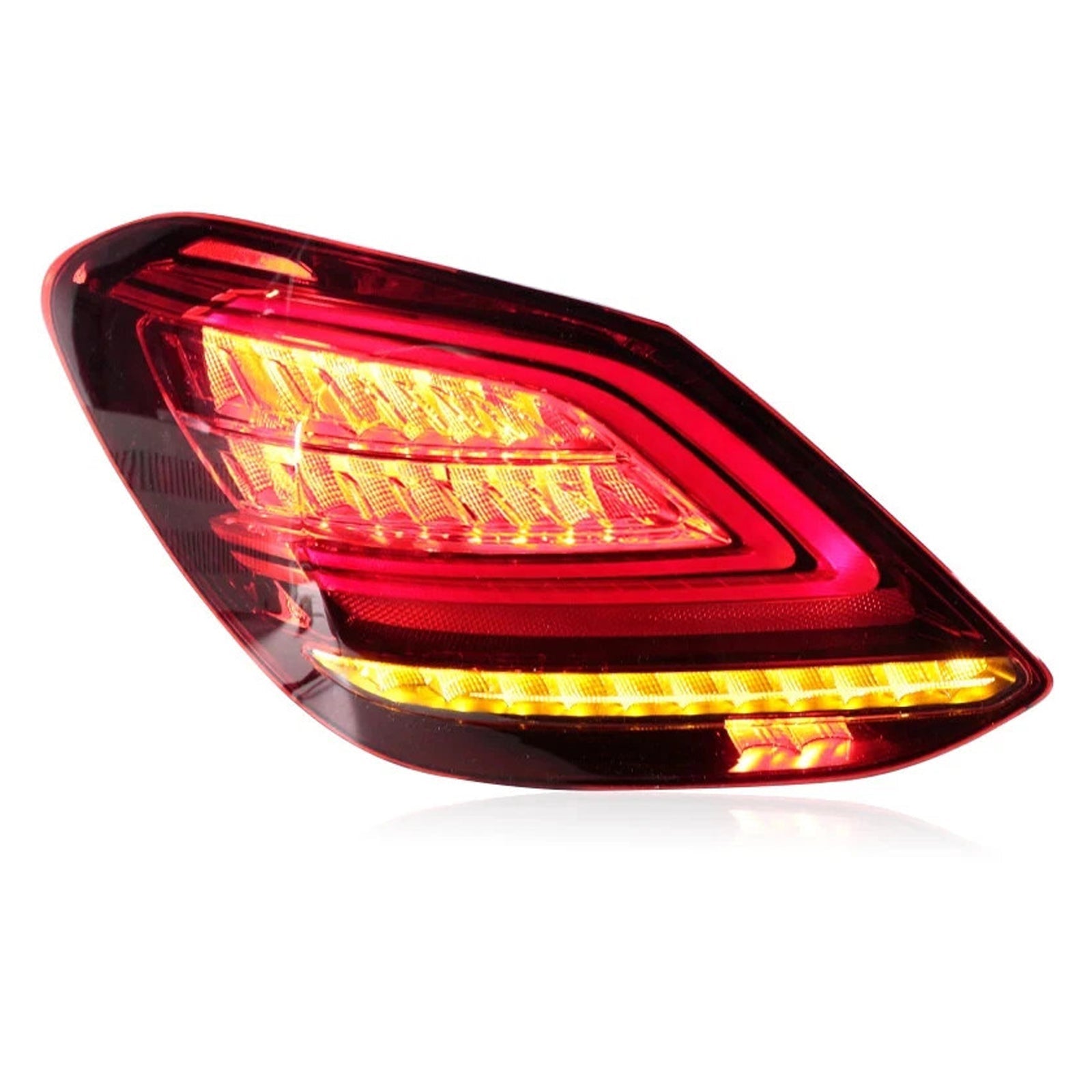 2019-2021 Mercedes Benz W205 Facelift C300 (submodel: 4Matic, Base) Left+Right LED Rear Tail Light Brake Lamp 059067103 2059067203