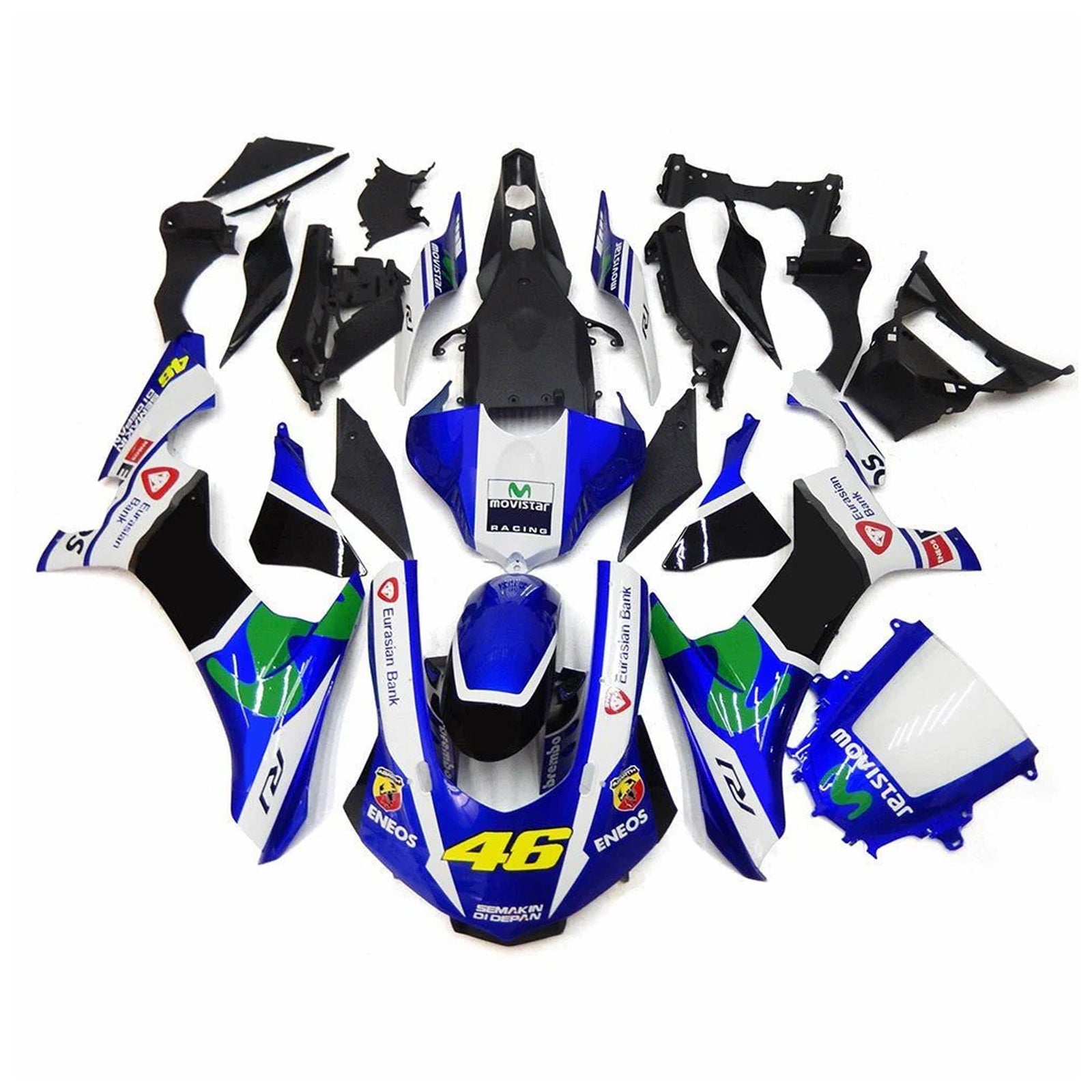 Yamaha YZF-R1 2020-2024 Fairing Kit Bodywork Plastic ABS