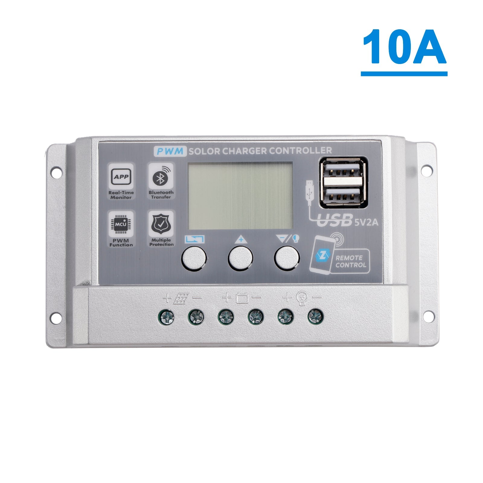 10A-60A PWM Solar Controller Mobile APP Intelligent Control Solar Controller
