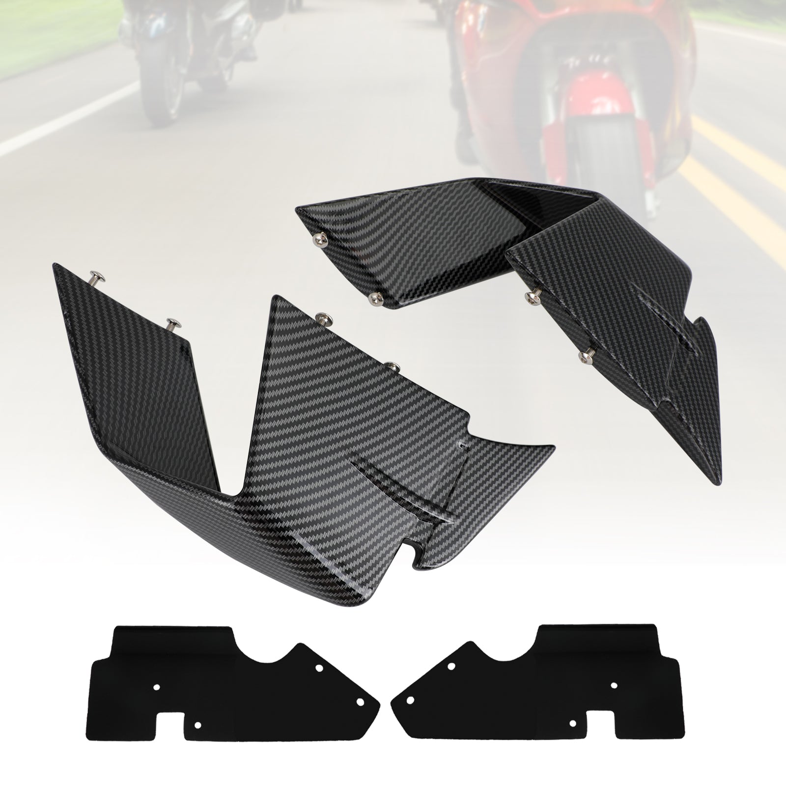 Front Spoiler Wind Winglets Fairing fit for BMW S1000RR 2019-2022