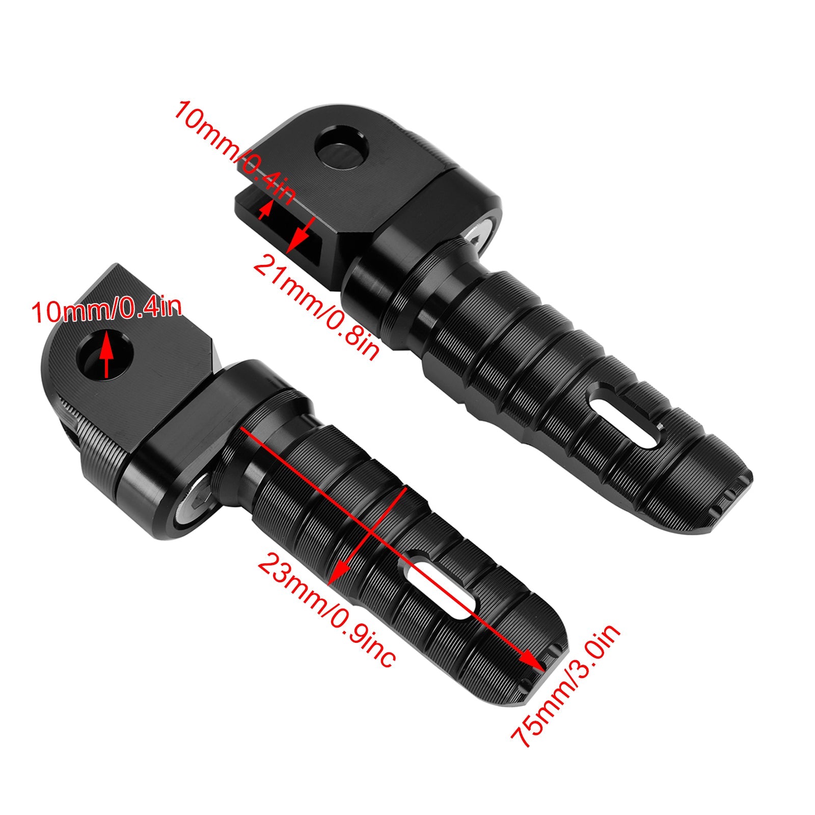 Front Footrests Foot Pegs fit for KAWASAKI ZX-4R ZX-4RR 24-25 NINJA 400 2018-2024