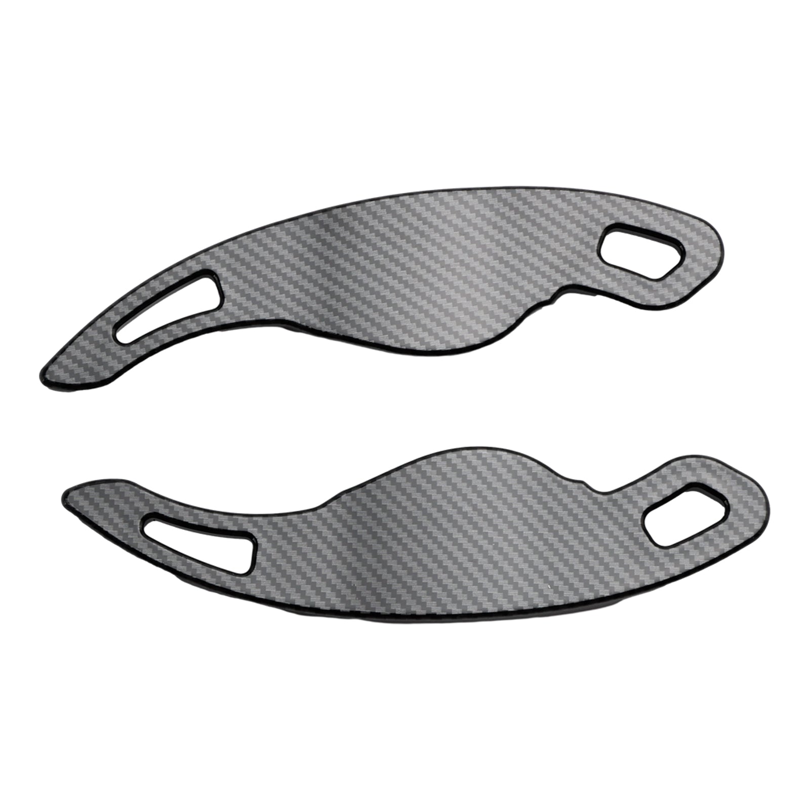 탄소 섬유 스타일 스티어링 휠 시프트 패들 시프터 피팅 재규어 XF XEL F- 타입