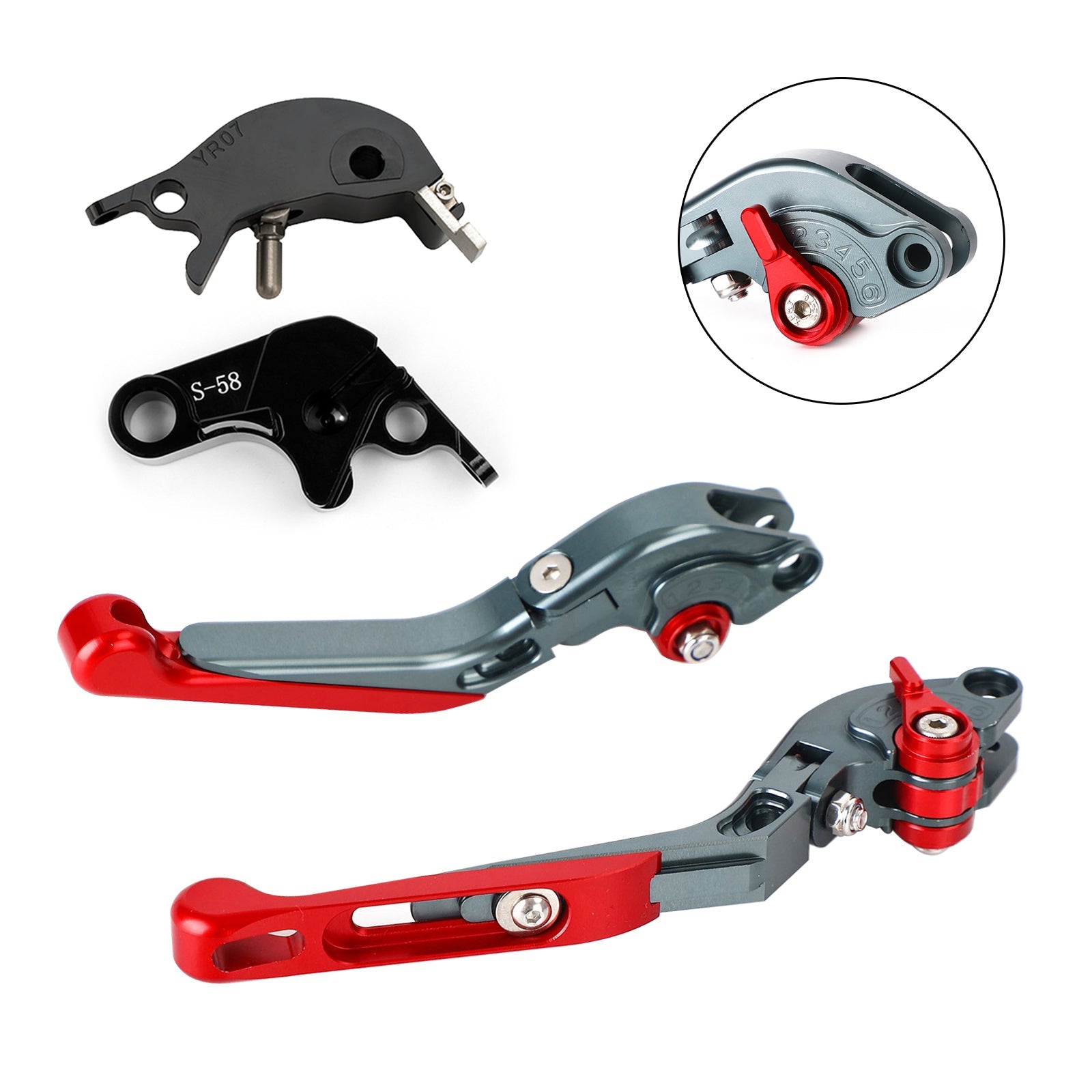 Adjustable Clutch Brake Lever fit for YAMAHA YZF R7 MT-10/SP FZ-10/SP 2022-23