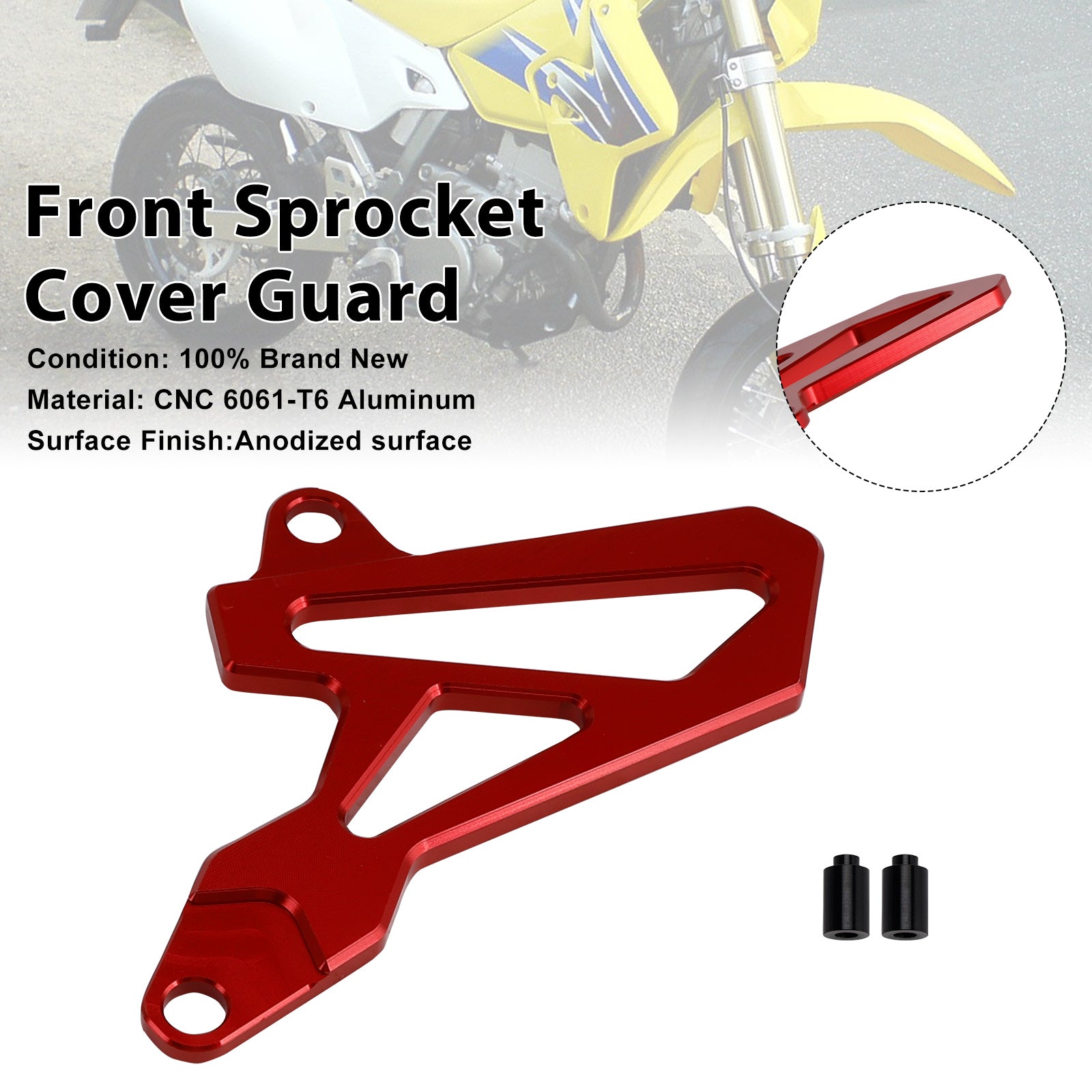 Front Sprocket Cover Guard For Suzuki DR-Z400SM 2000-2024 DRZ400/S/E
