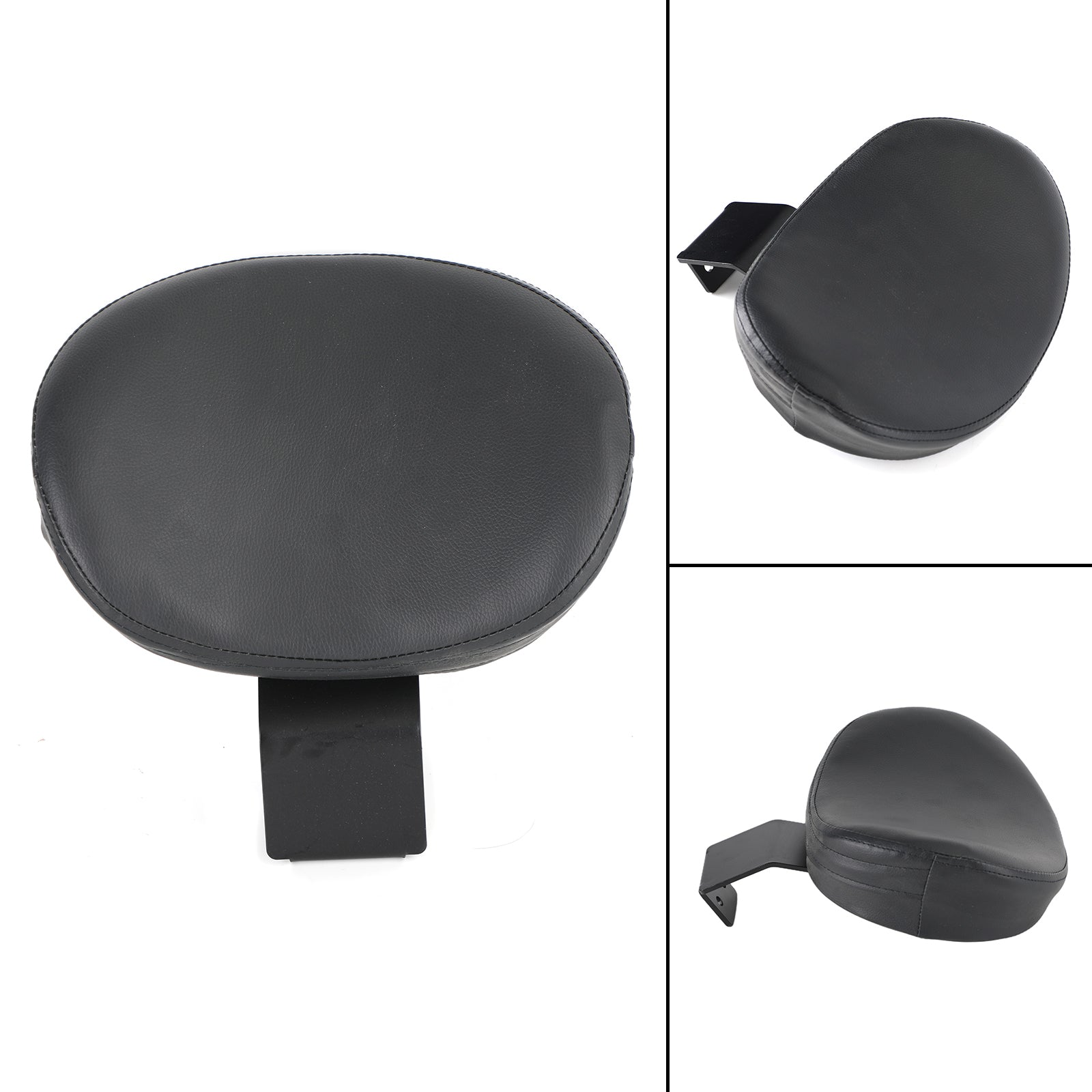 Motorcycle Black Driver Rear Backrest Sissy Bar Pad For Suzuki Volusia C50 Volusia VL400 Boulevard C50 Volusia VL400 C50