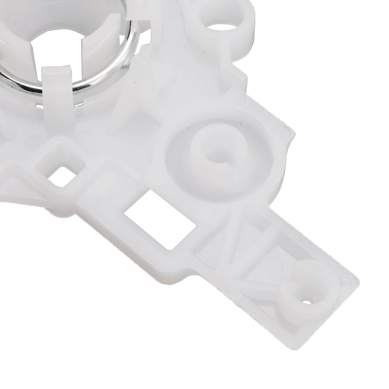 Left Car Side Mirror Glass Lens White Plastic Bracket Clip Holder for Honda