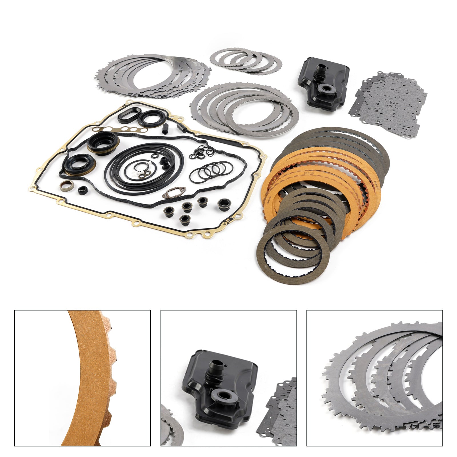 2012-up GM Gen 2 Transmission Rebuild Kit Master less Steels 6T40 6T45
