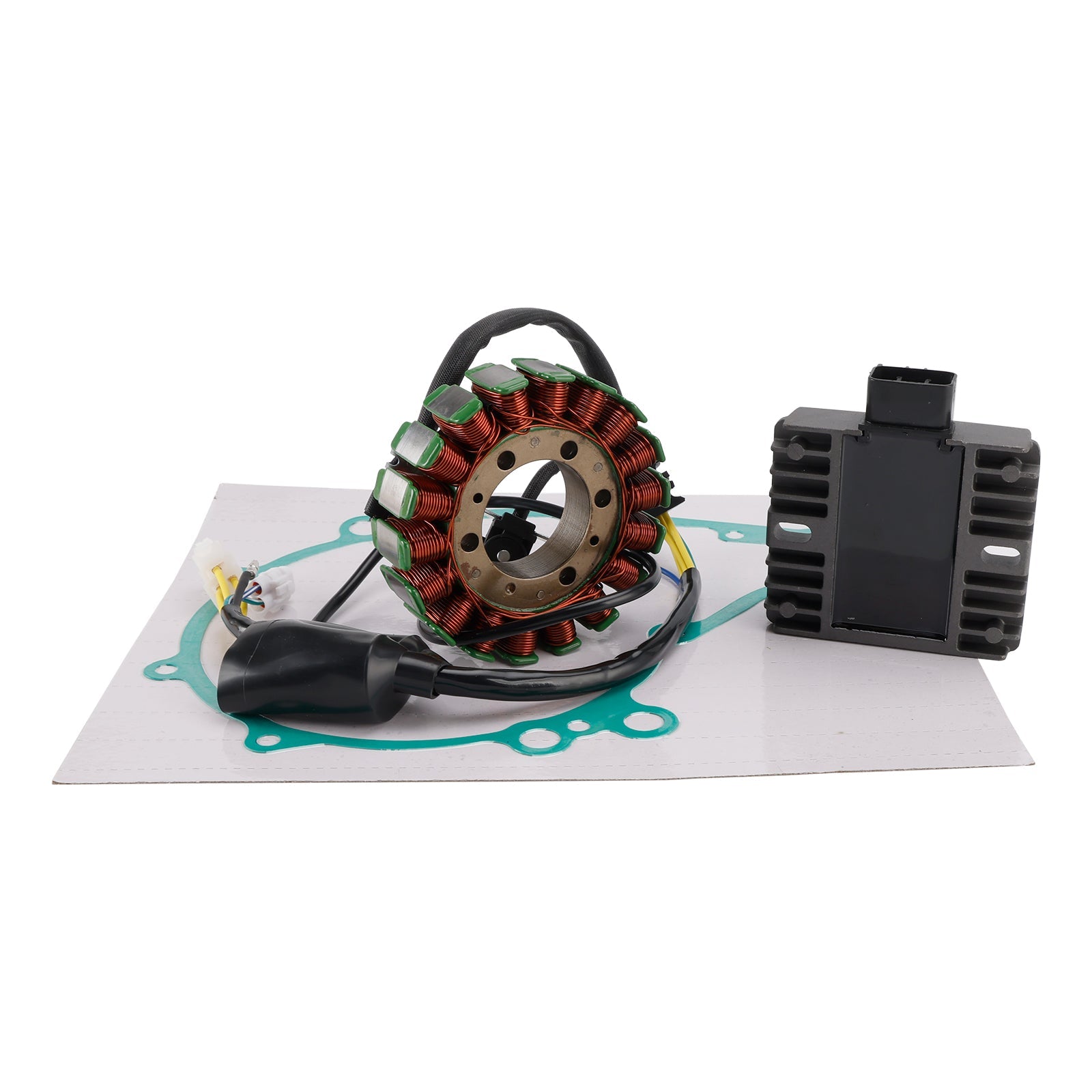 2006-2012 Yamaha MT03 MT-03 STATOR GENERATOR REGULATOR RECTIFIER GASKET 5VK-81410-00