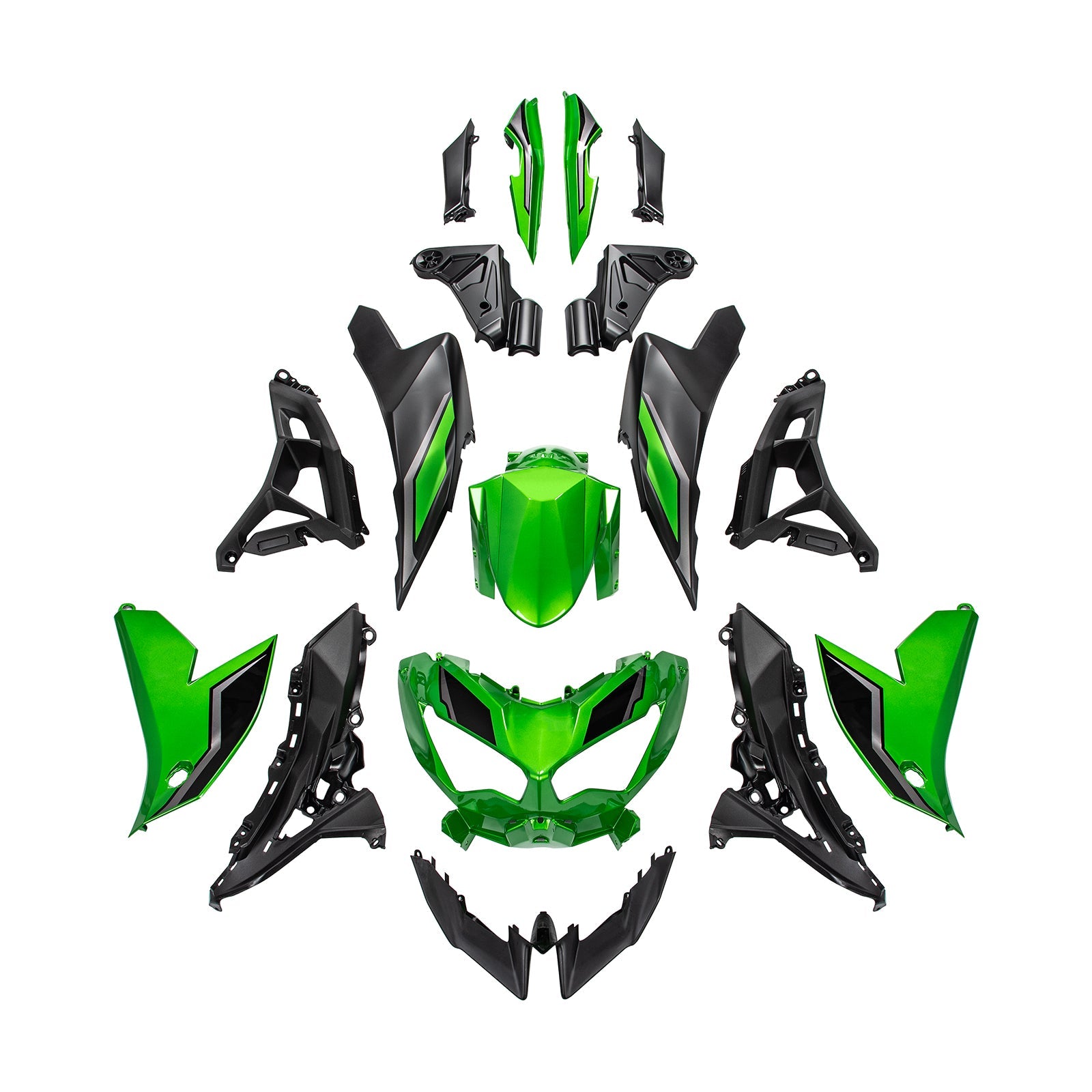 Kawasaki Versys를위한 주입 ABS 차체 페어링 키트 650 KLE 2022-2024 02#