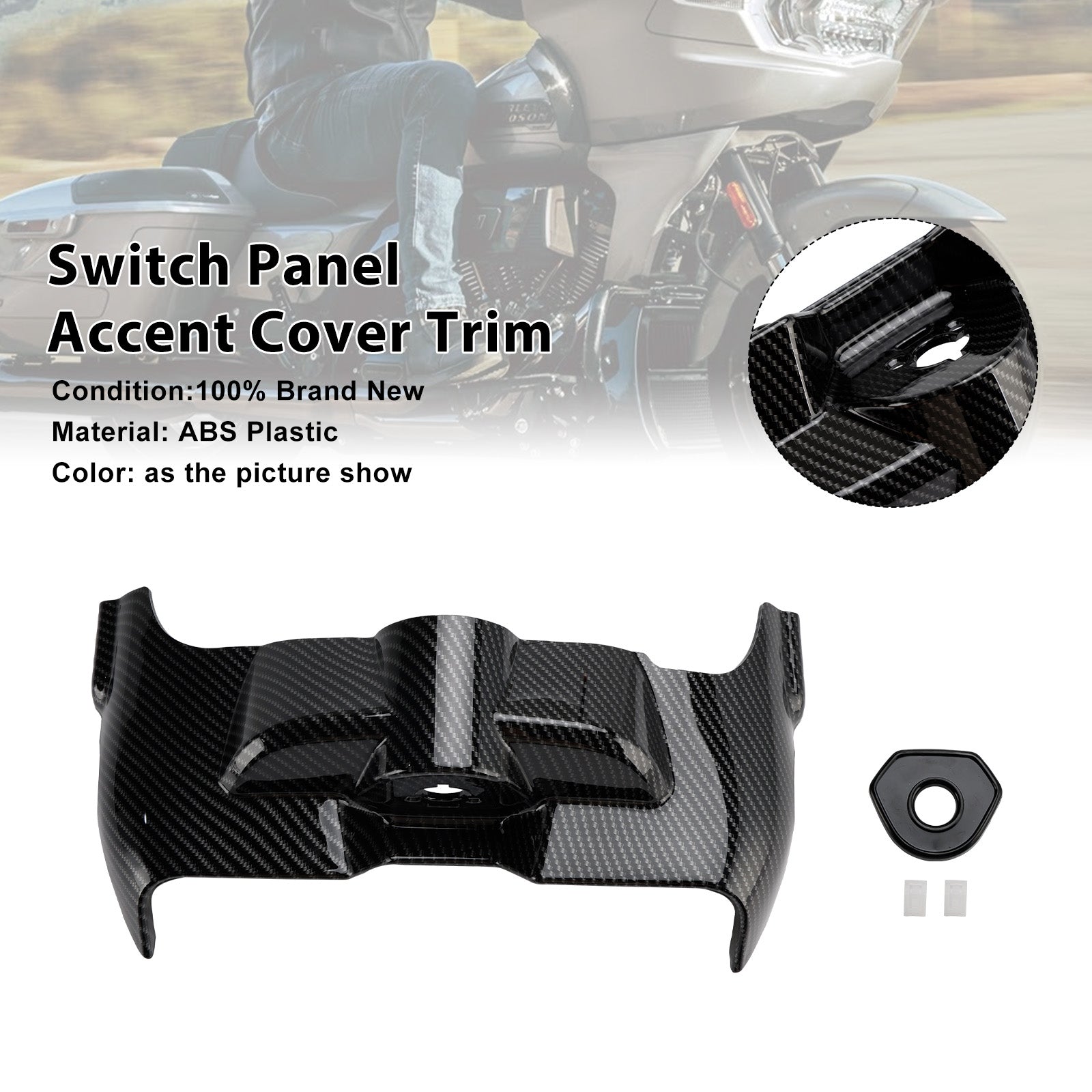 2023-2025 Touring Electra Street Glide Switch Panel Accent Cover Trim