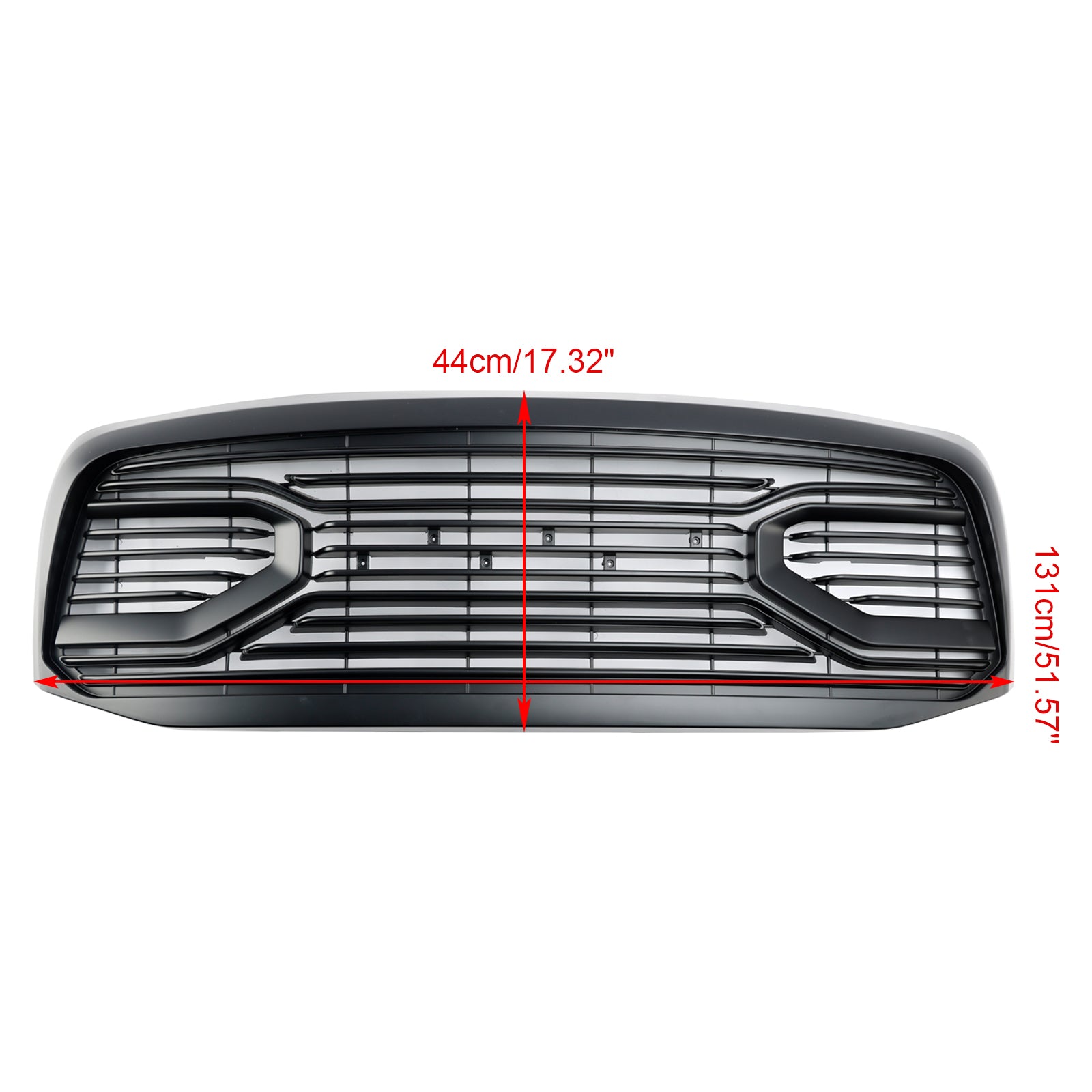 Front Bumper Grill Grille Fit Dodge RAM 1500 2006-2008 With LED