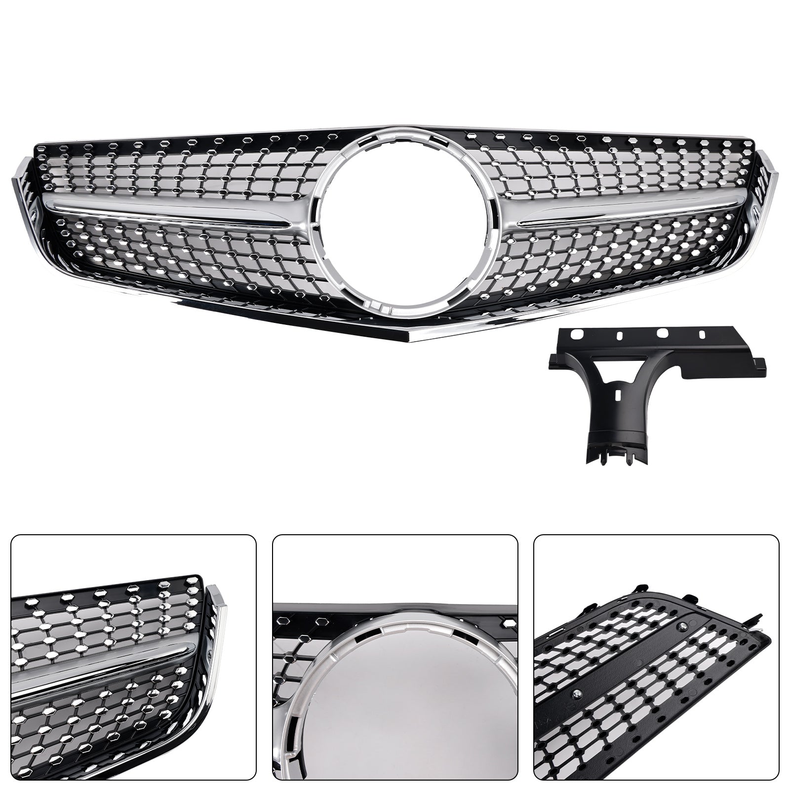 Front Grille fit 2009-2013 Mercedes W207 C207 E-Class Coupe Convertible AMG Generic
