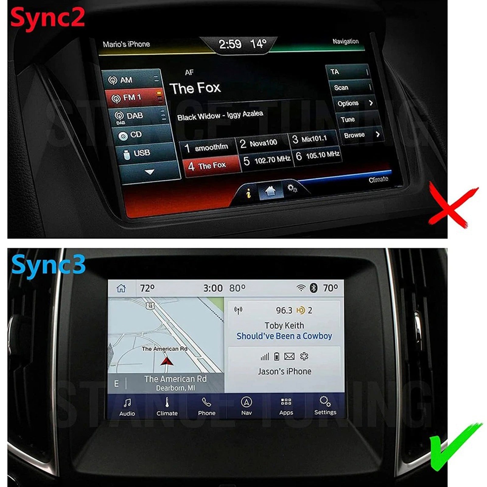 2016+ Ford F150 F250 F350 F450 F550 Sync 3 APIM 3.4 Navigation Module HP5T-14G371-CAG HL3T-14G370-GCD