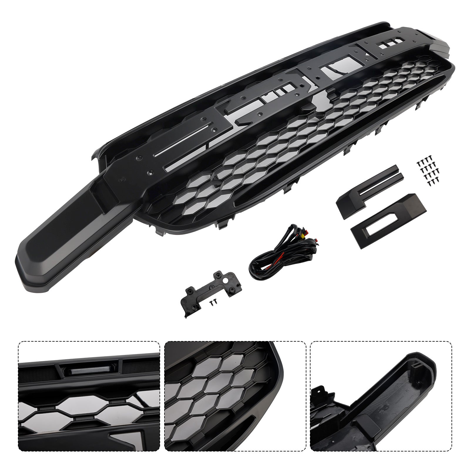 2023-2025 Ford Ranger Everest Next Gen Wildtrak Front Bumper Grill Grille