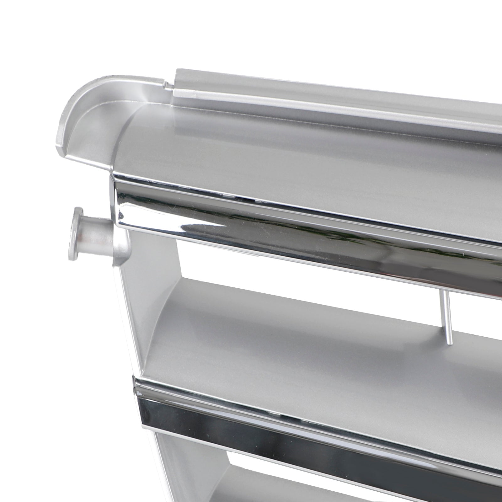 Front Bumper Grille Fit Benz C Class W204 W/LED Emblem C300/C350 2008-2014 Chrome Generic