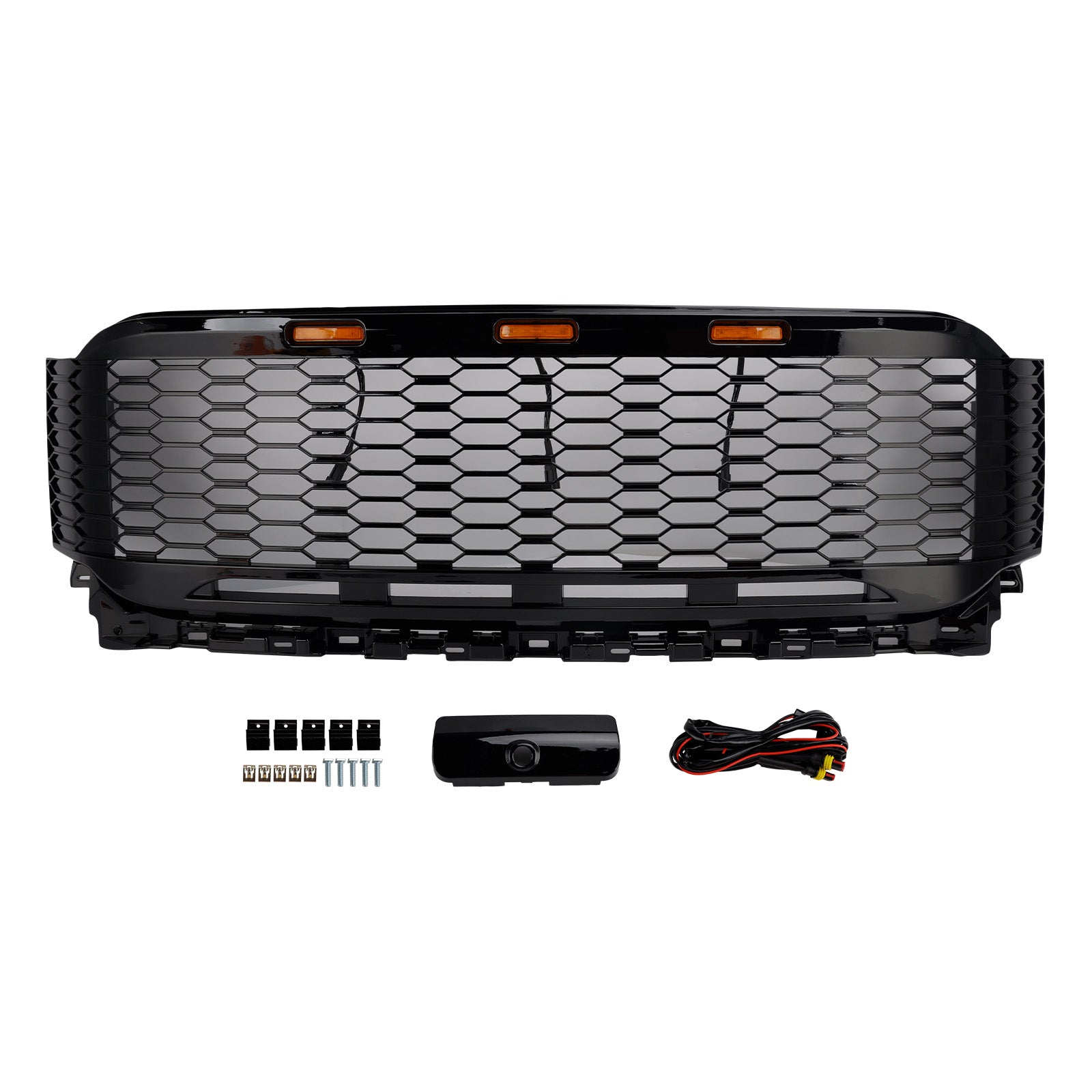 2021-2023 Ford F150 Raptor Replacement ABS Front Bumper Grille Grill W/ LED