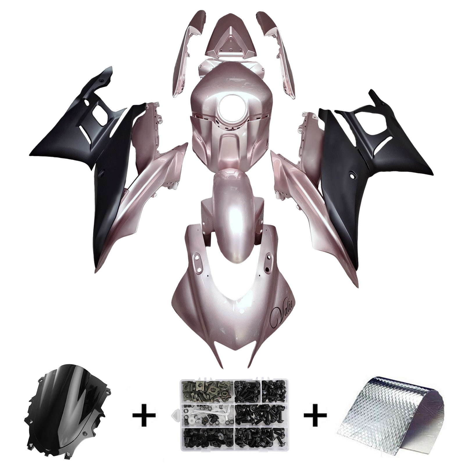 Injection Fairing Kit Bodywork Plastic ABS fit For Yamaha YZF R3 R25 2022-2024