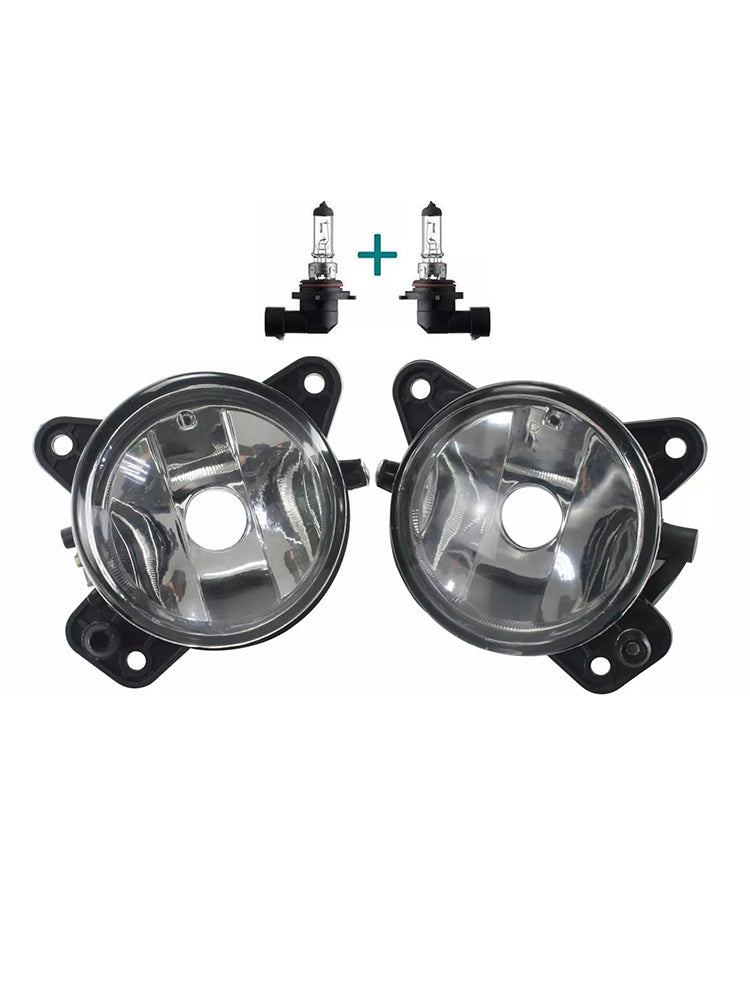 Pair Front Fog Light With Bulbs For VW Transporter T5 & Caravelle 2003-2010