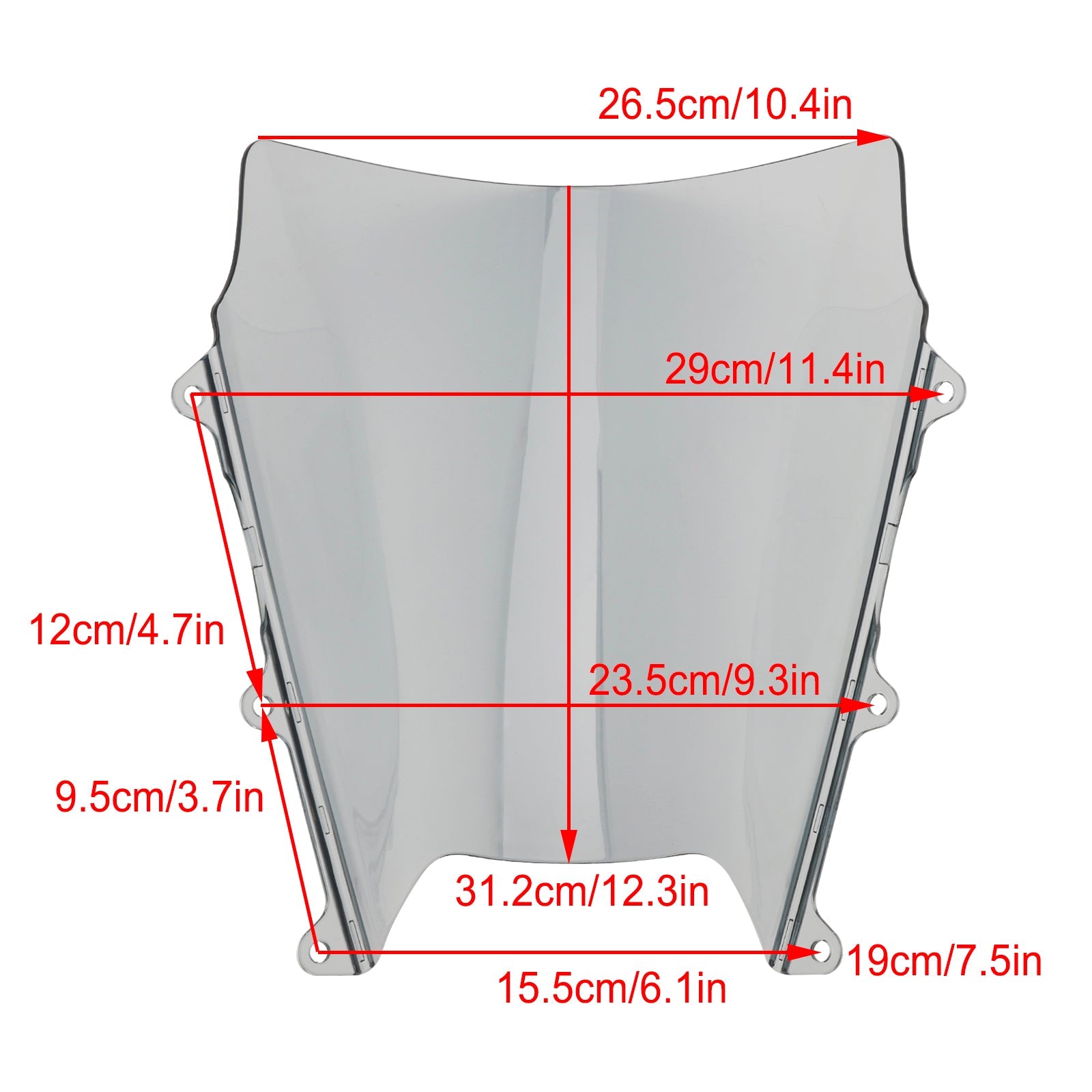 Windshield WindScreen fit for Suzuki GSX-8R 2023-2025