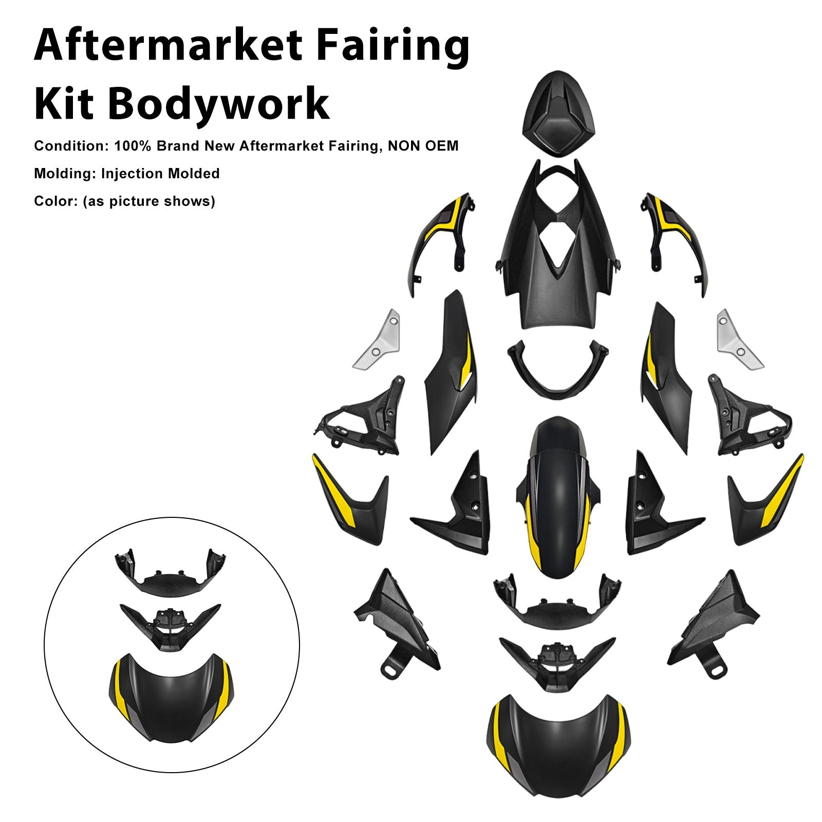 2020-2022 for Street Triple 765 R/RS Injection Bodywork Fairing Kit