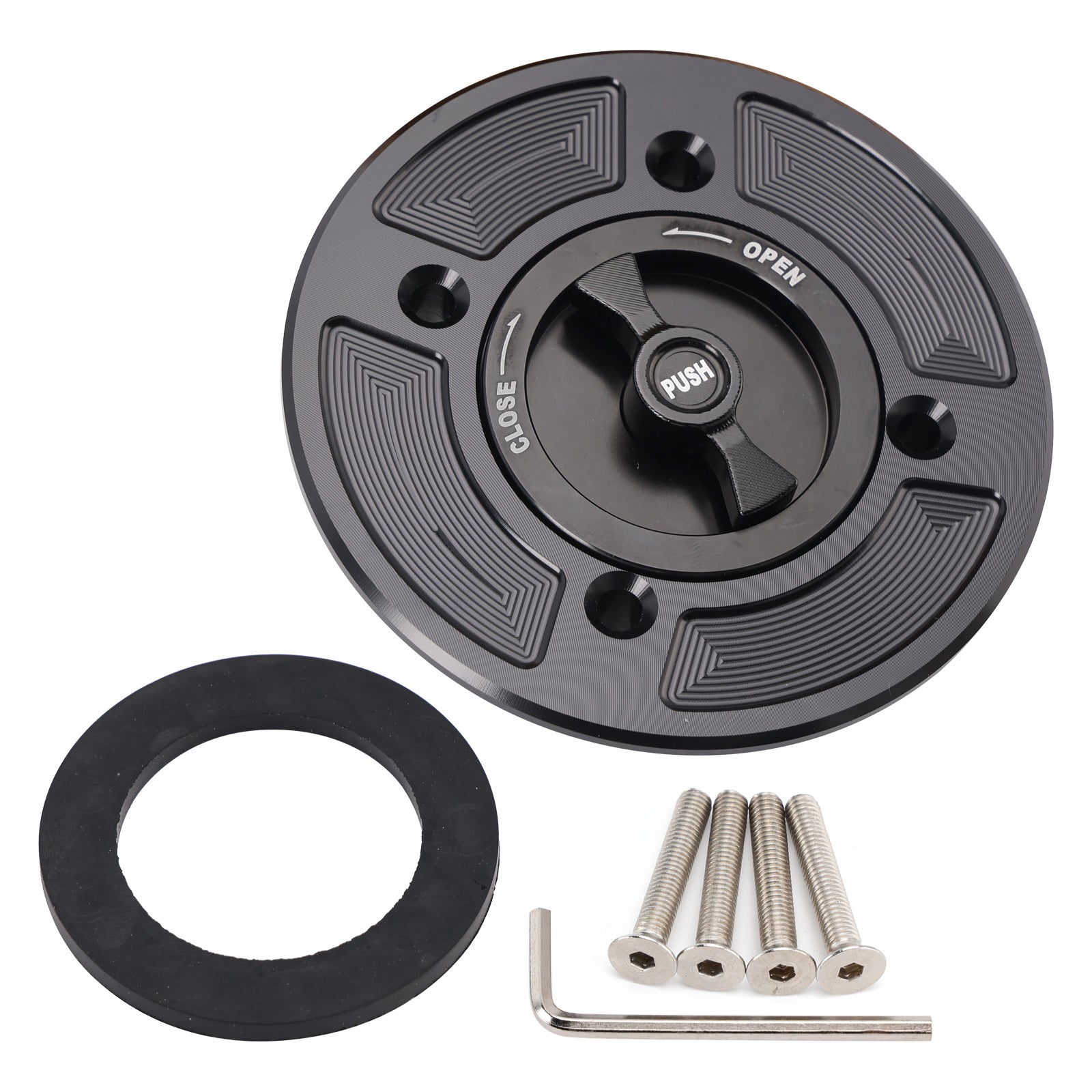 QUICK-TURN TANK GAS FUEL CAP FOR KAWASAKI ZX-10R ZX10R 2021 2022 2023 2024 2025