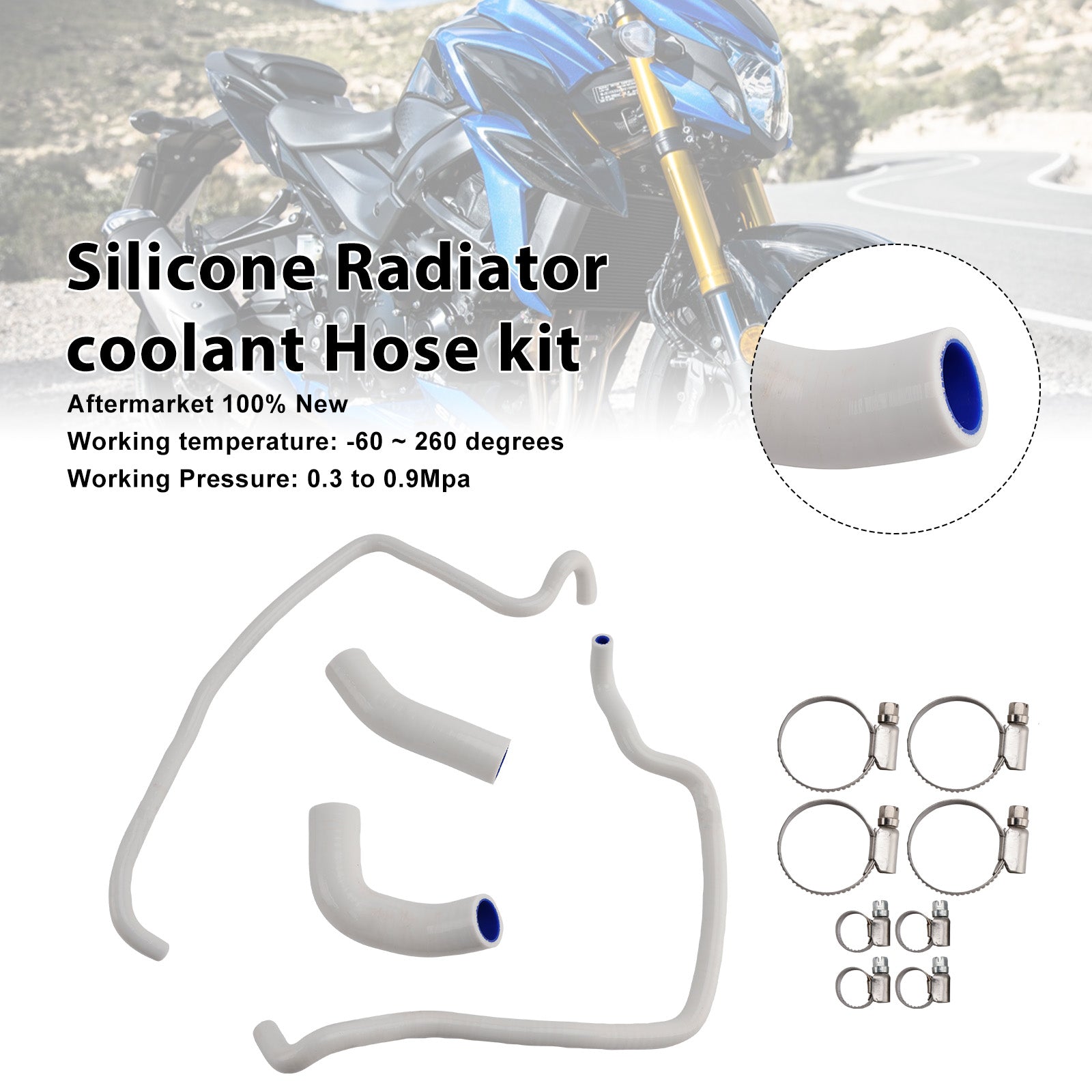 2019-2024 Rocket 3 Silicone Radiator coolant Hose kit