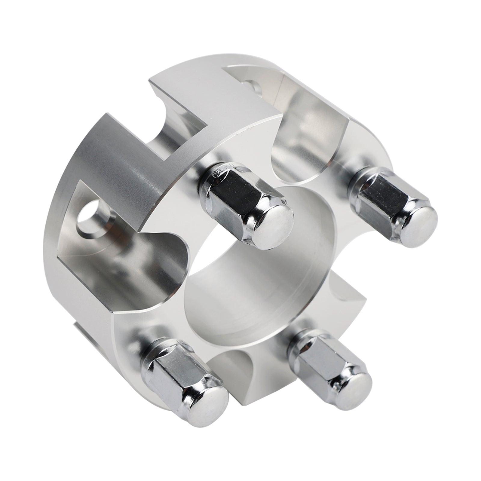 Yamaha Club Car Ezgo 2" Wheel Spacers Kit Cable Golf Carts Lug Nuts Silver