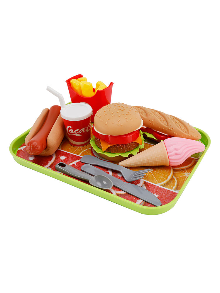 Hamburger Ice Cream Play Food Pretend Toys Kitchen Set Children Toy Set For Kid