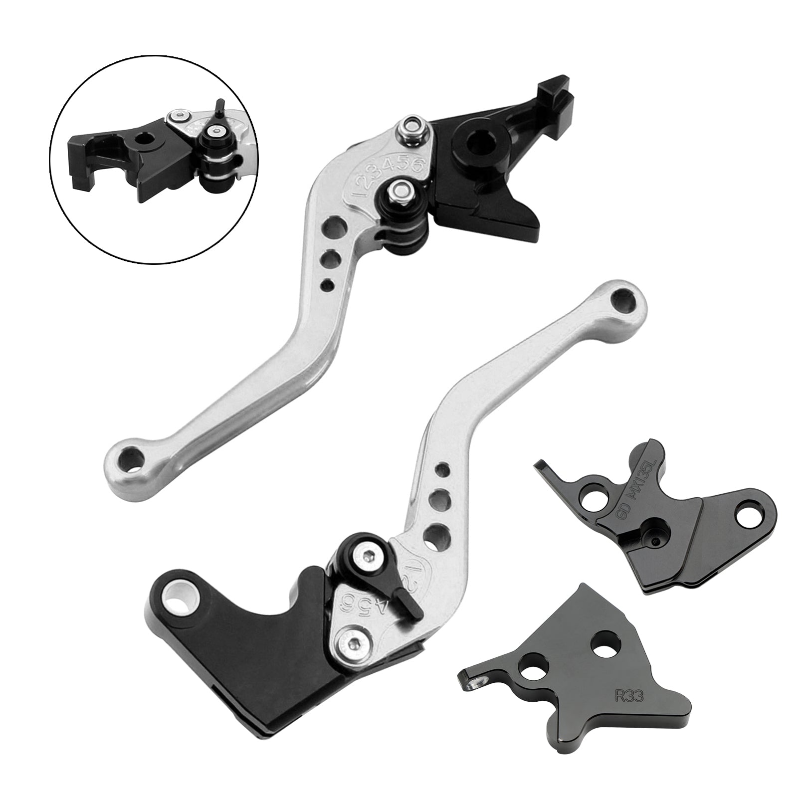 2005-2014 YAMAHA YBR125 NEW Short Clutch Brake Lever