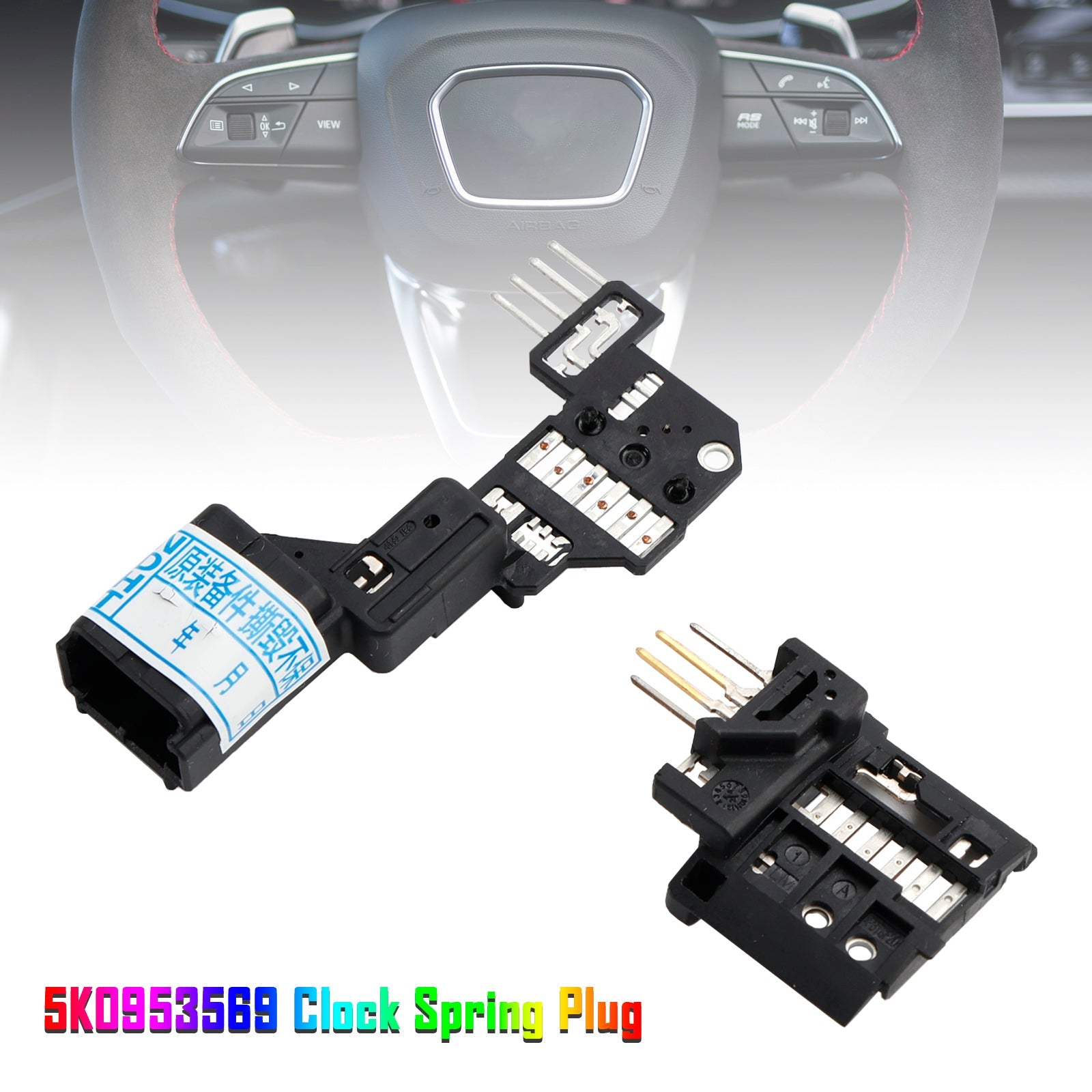 2009-2014 Volkswagen SciroccoSteering Wheel Clock Spring Plug 5K0953569