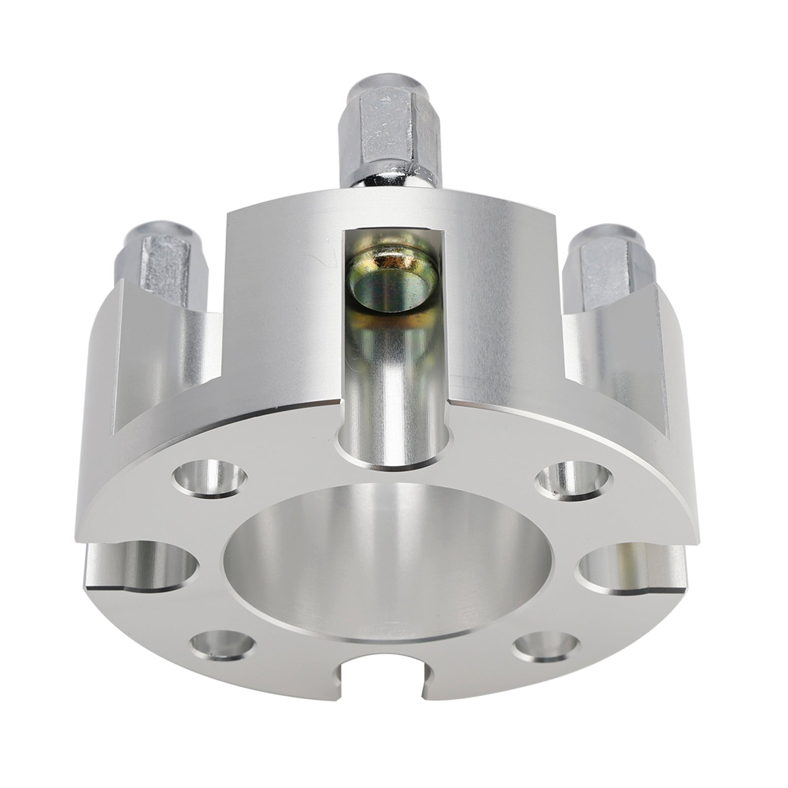 Yamaha Club Car Ezgo 2" Wheel Spacers Kit Cable Golf Carts Lug Nuts Silver