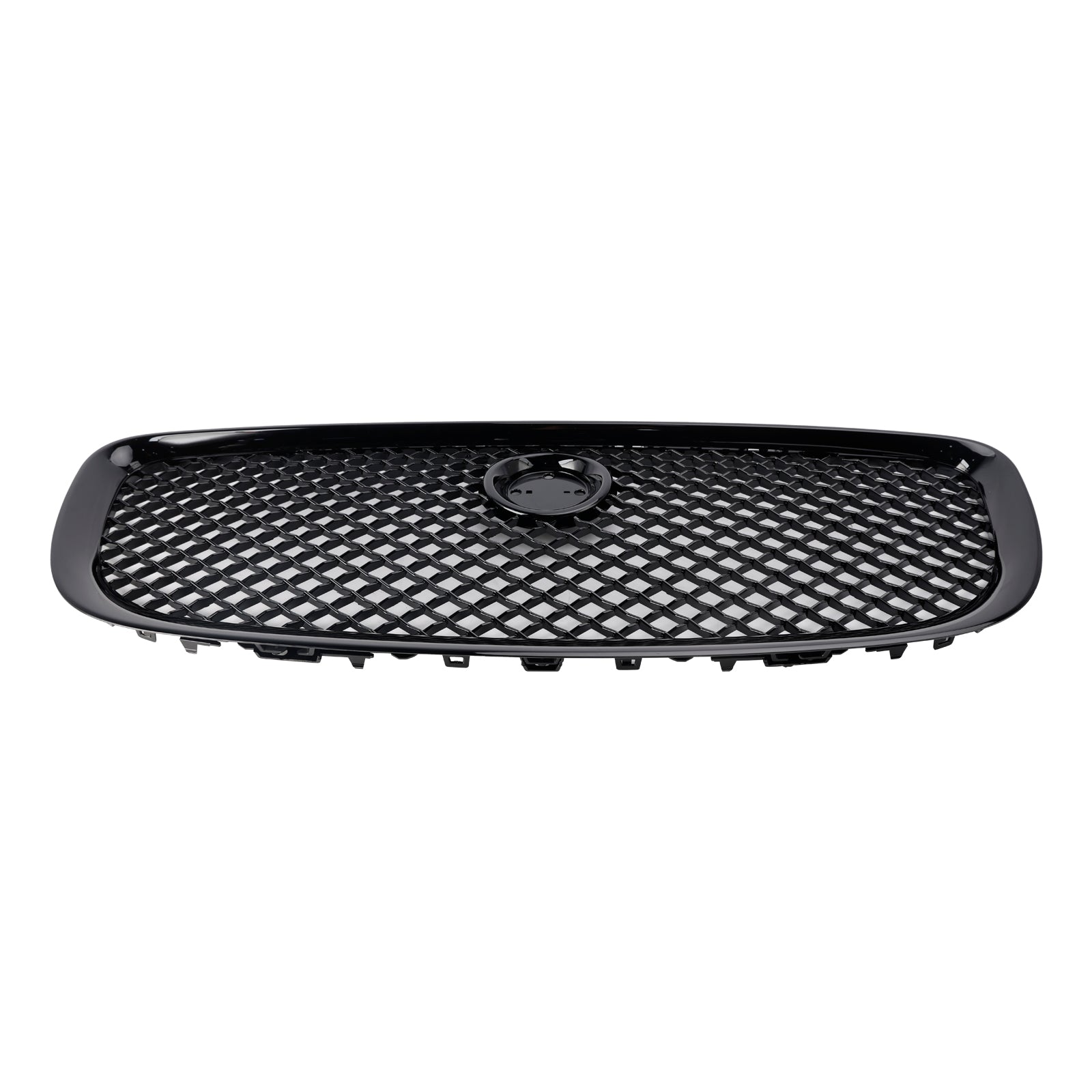 Gloss Black Front Bumper Grill Grille Fit Jaguar XJ 2010-2015