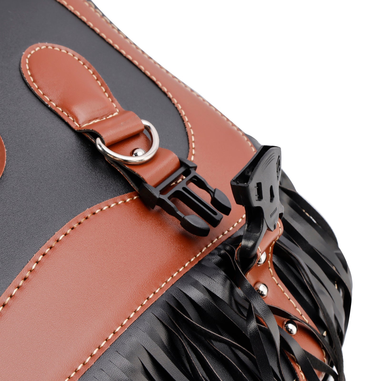 Tail Bag Side Saddlebag Tail Bag Luggage Pouch Storage Black 26L For Motorbike