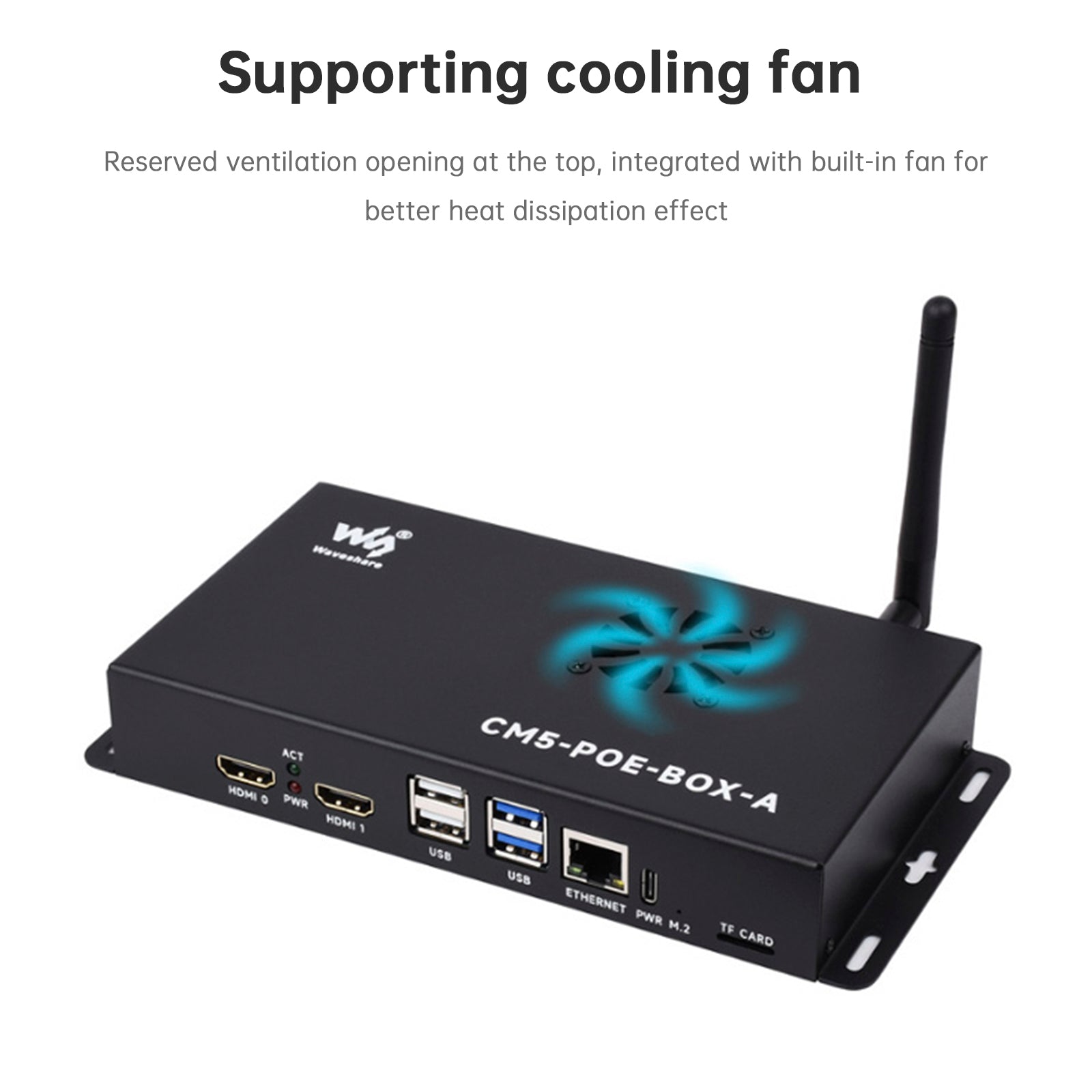 Raspberry Pi CM5 PoE 확장 보드 컴퓨팅 모듈 베이스보드 지원 M.2 NVMe