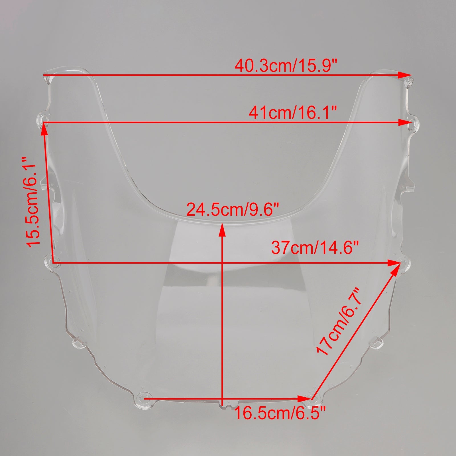 2024-2025 야마하 XSR900 GP 윈드실드 윈드스크린 + 브라켓