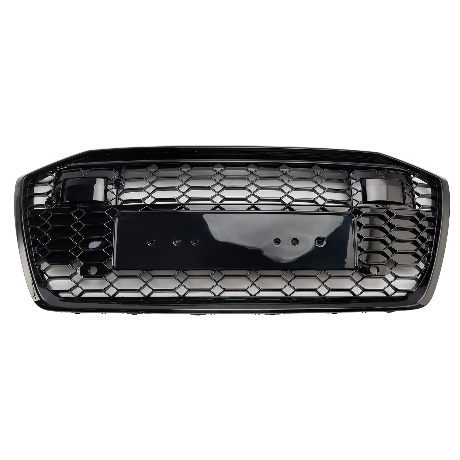 RS6 Style Honeycomb Mesh Front Grill Grille Fit Audi A6 S6 2019-2023 W/ACC