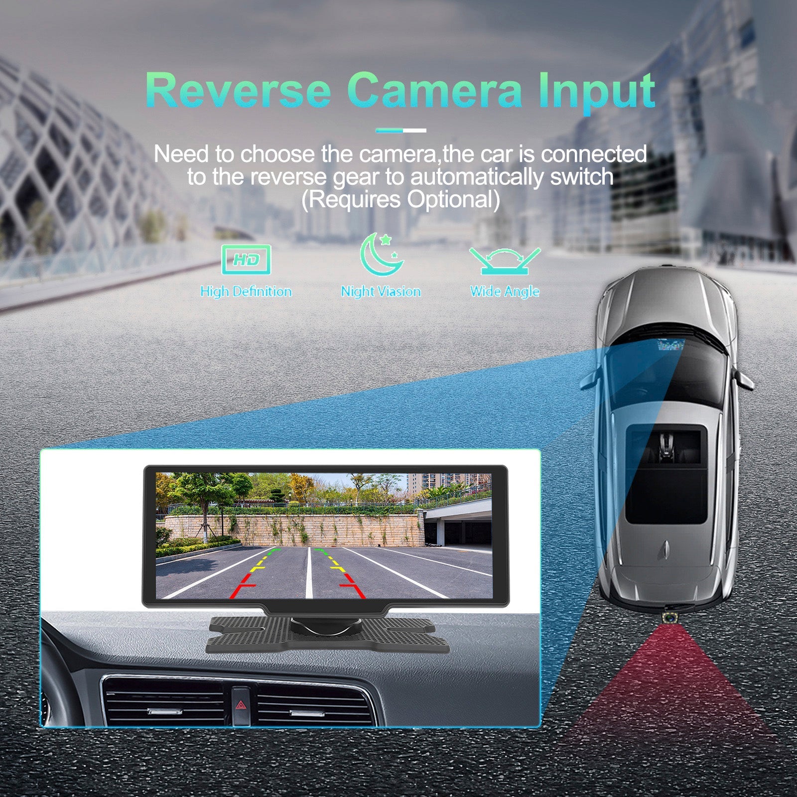 10.26 HD Display Car Navigation System CarPlay all-in-one Machine 12 LED Camera