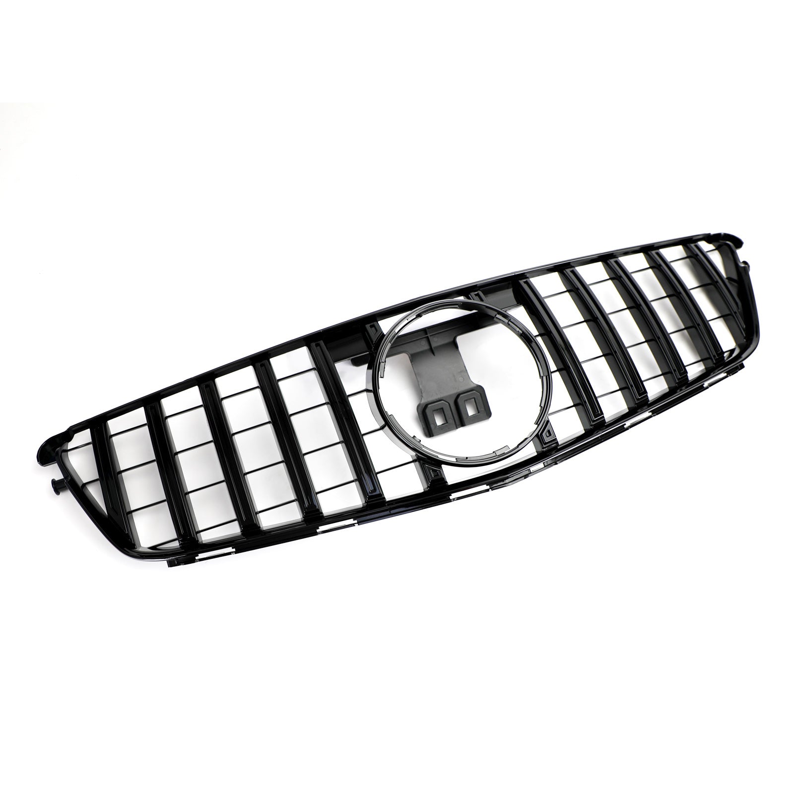 GTR Style Front Bumper Grille Grill Fit Benz C-Class W204 C300 C350 2008-2014