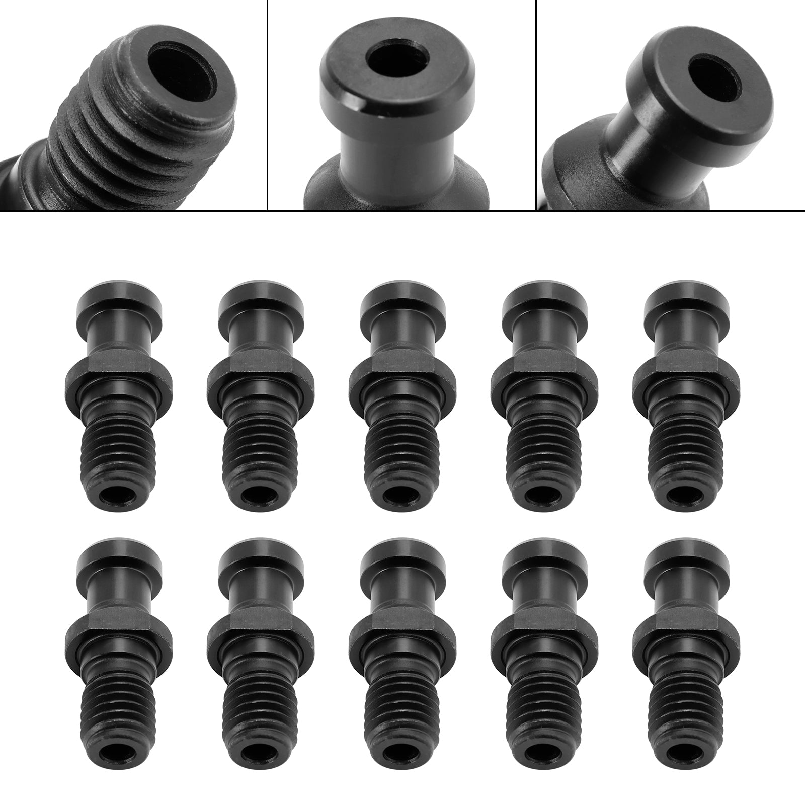10x CAT40 15~ 0.747" Pull Stud Coolant Thru Retention Knob Fits DMG Mori Doosan