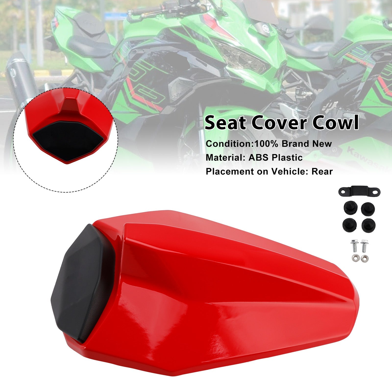 Racing Tail Rear Seat Fairing Cowl for Kawasaki ZX25R ZX4R ZX4RR 2020-2025