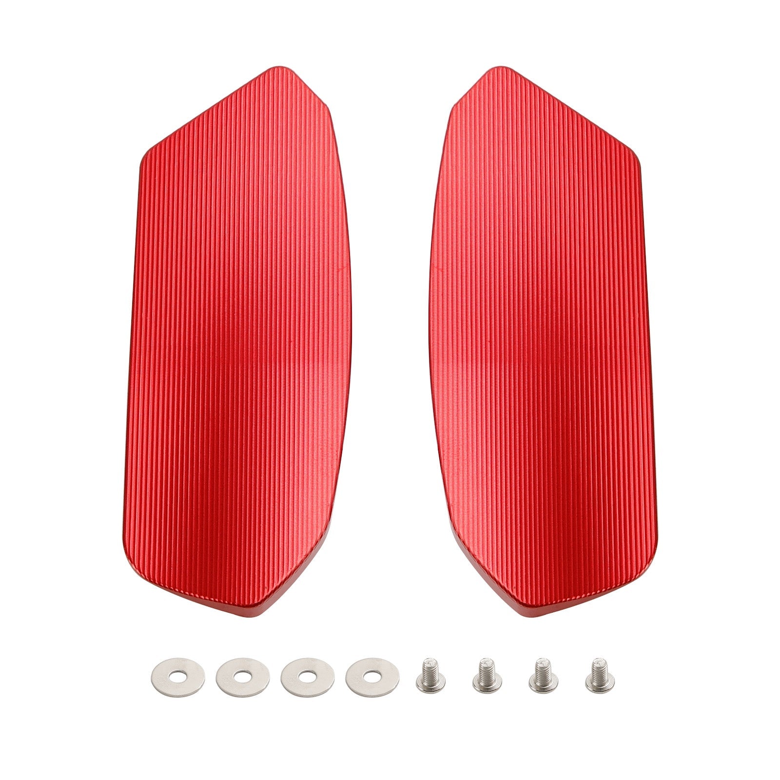 CNC mirror delete blanking block off plates fits Suzuki GSX-R 1000 2017-2024