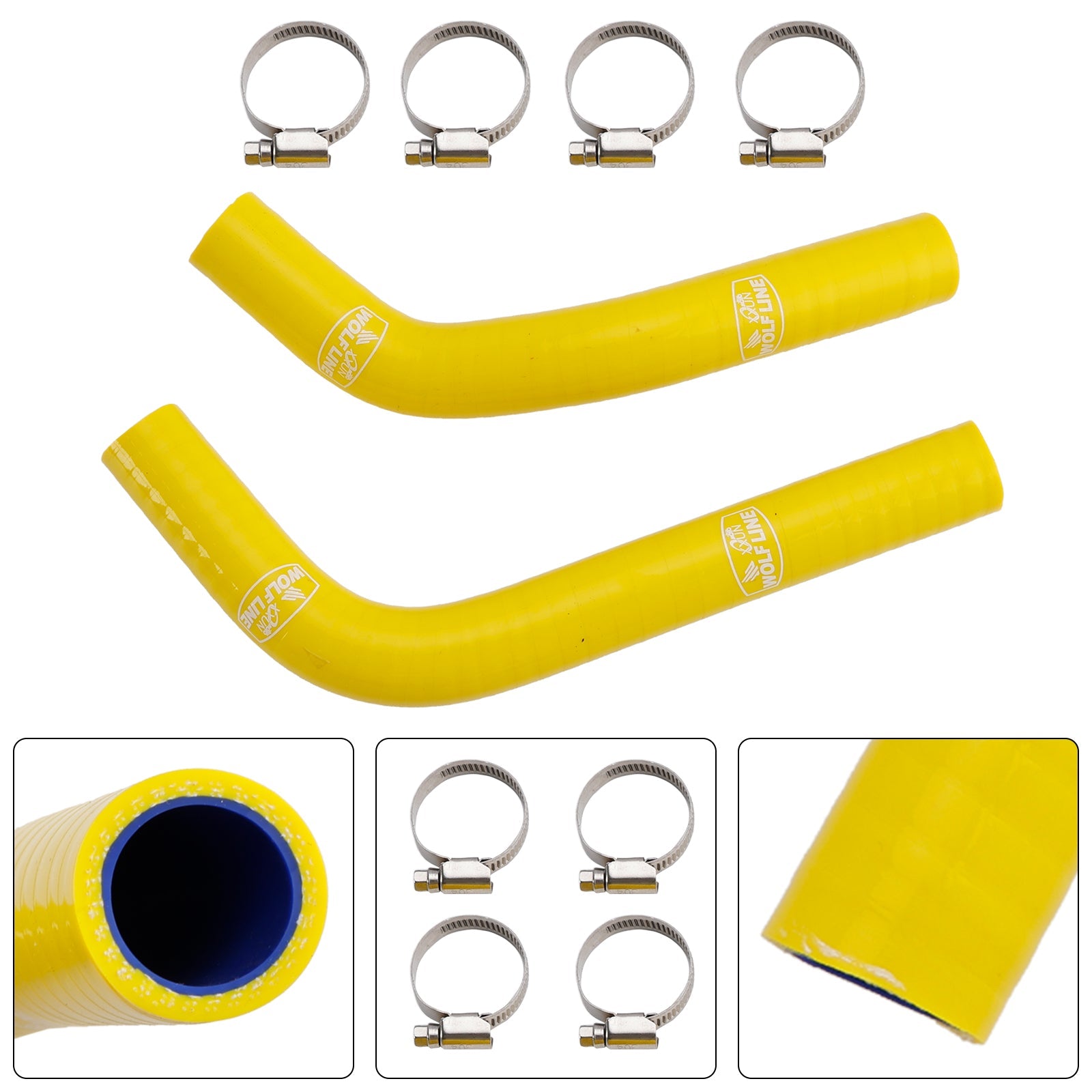 Silicone Radiator coolant Hose For Yamaha MT-03 MT-25 YZF R3 R25 2015-2024