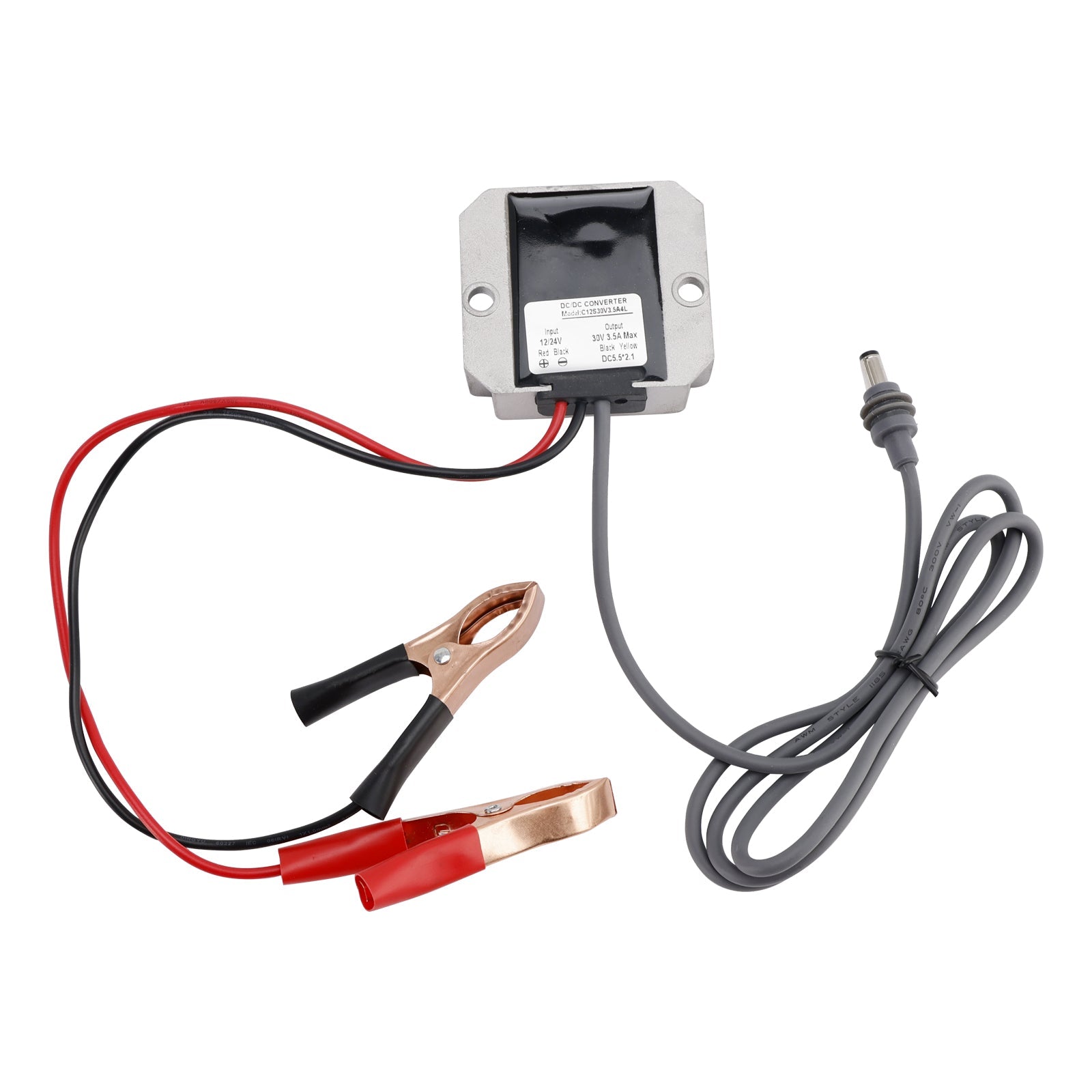 12V/24V To 30V 3.5A Conversion Kit Step-up Converter With DC Power Cable