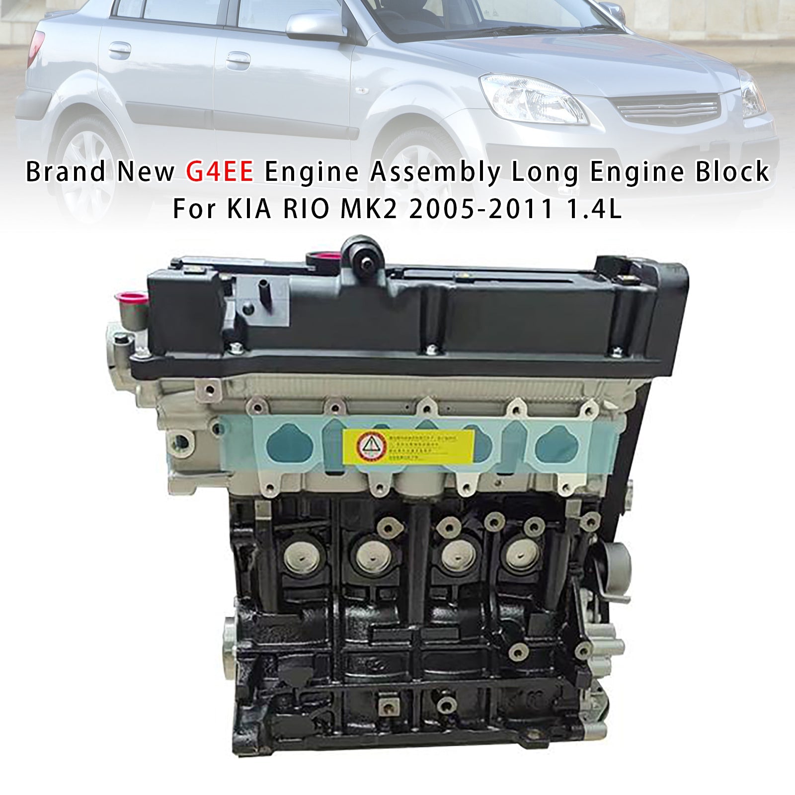 Brand New G4EE Engine Assembly Long Engine Block For KIA RIO MK2 2005-2011 1.4L