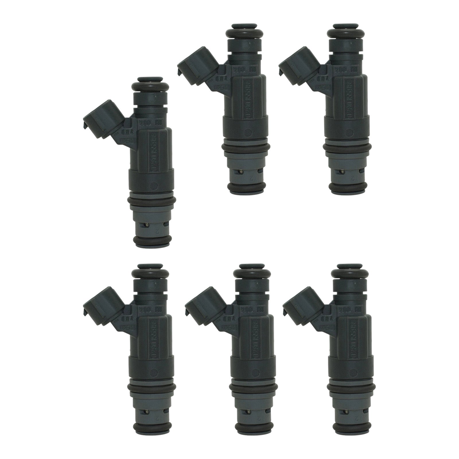 6Pcs Fuel Injector For Volkswagen Jetta 02-04 EuroVan 01-03 0280155985