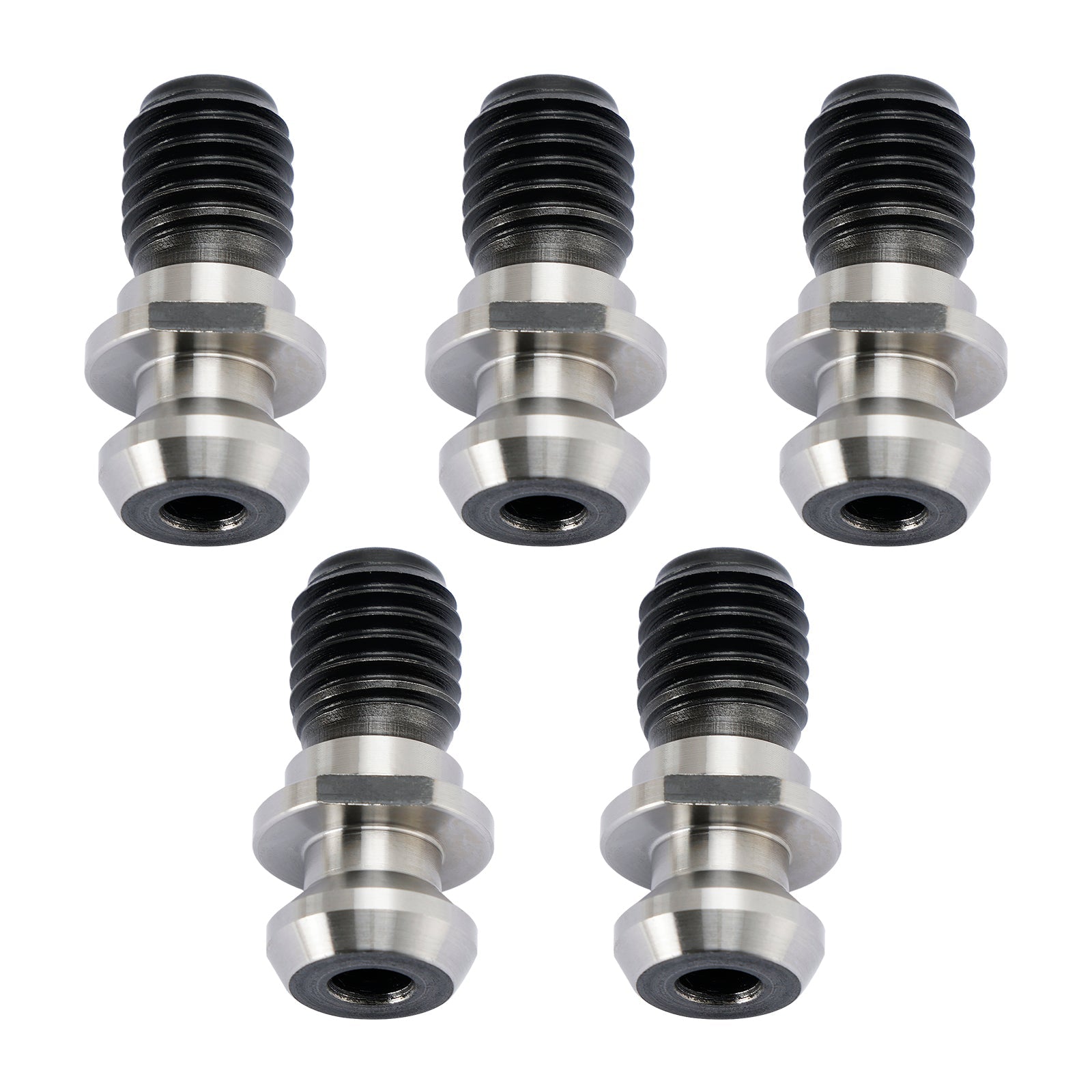 5Pcs CAT40 45~ 0.740" Coolant Pull Stud Retention Knob For Mazak Fadal Silver